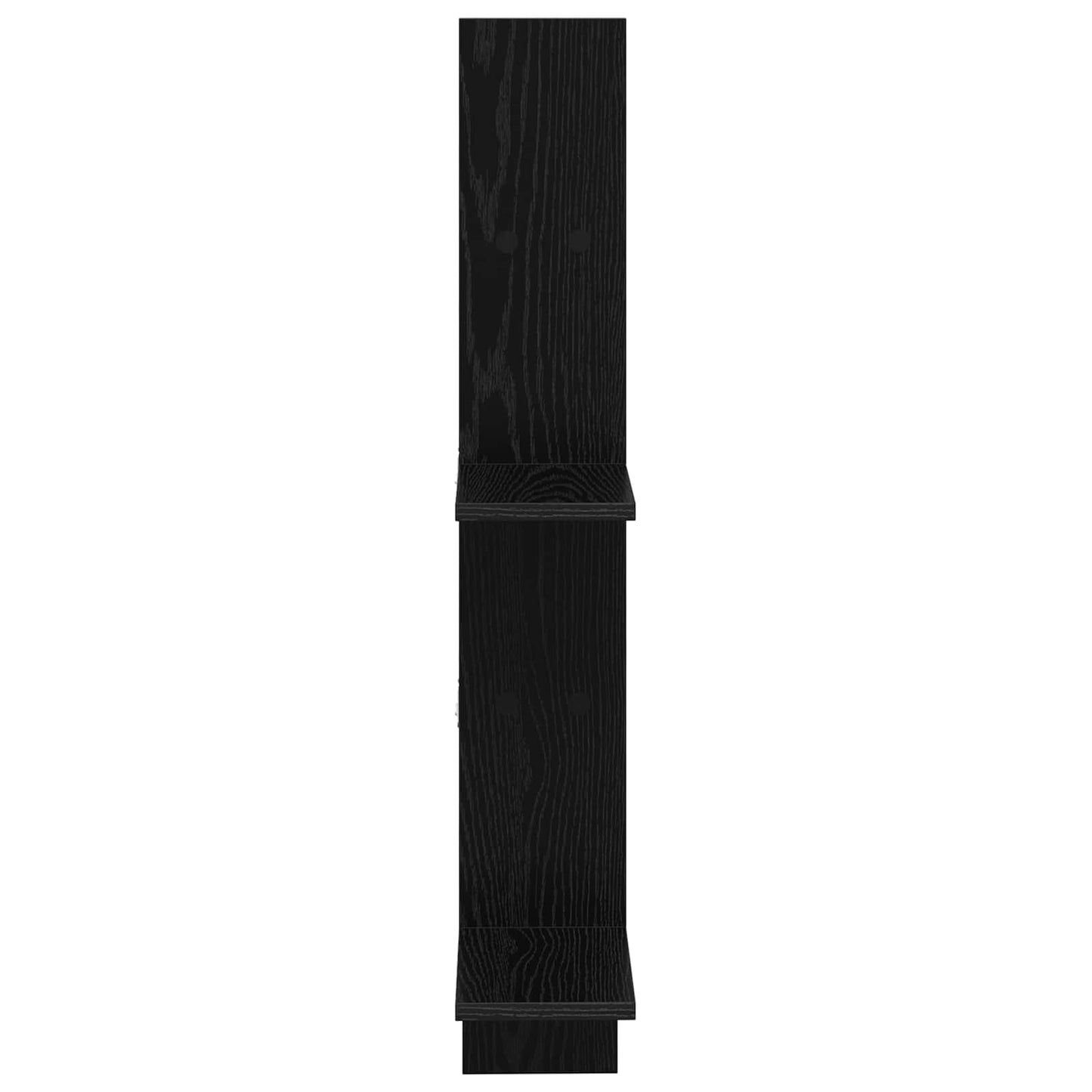 Falpolc Fekete Tölgy 61 x 15 x 102 cm Szerelt Fa