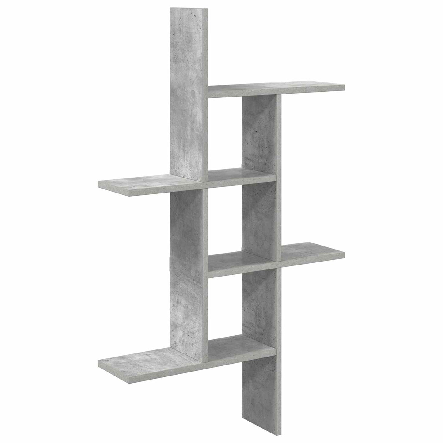 Falpolc Betonszürke 61 x 15 x 102 cm Szerelt Fa