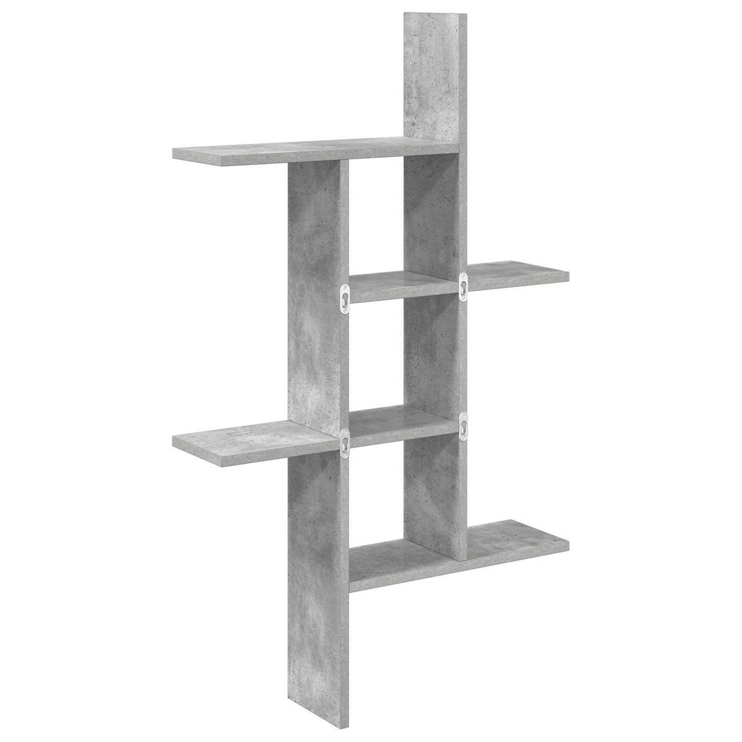 Falpolc Betonszürke 61 x 15 x 102 cm Szerelt Fa