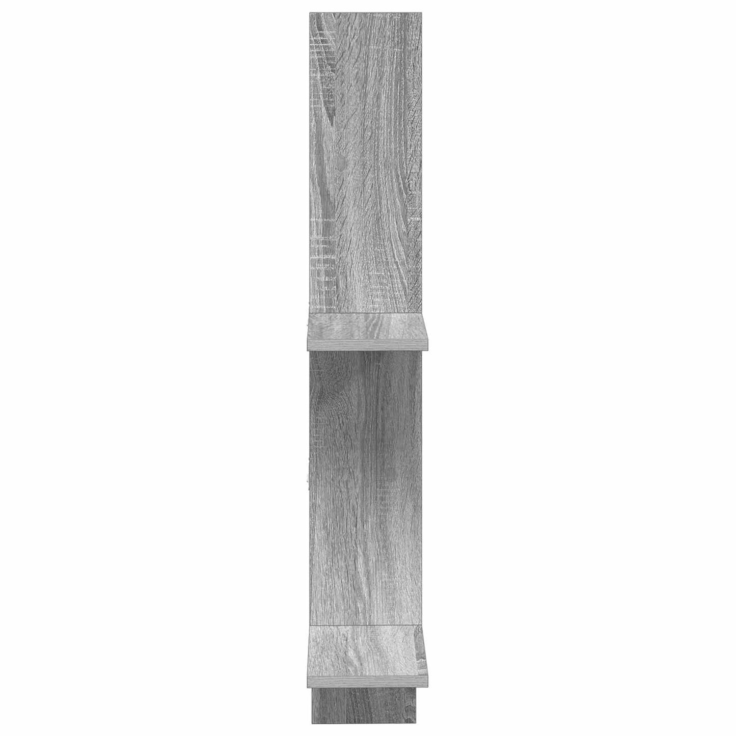 Falpolc Szürke Sonoma 61 x 15 x 102 cm Szerelt Fa