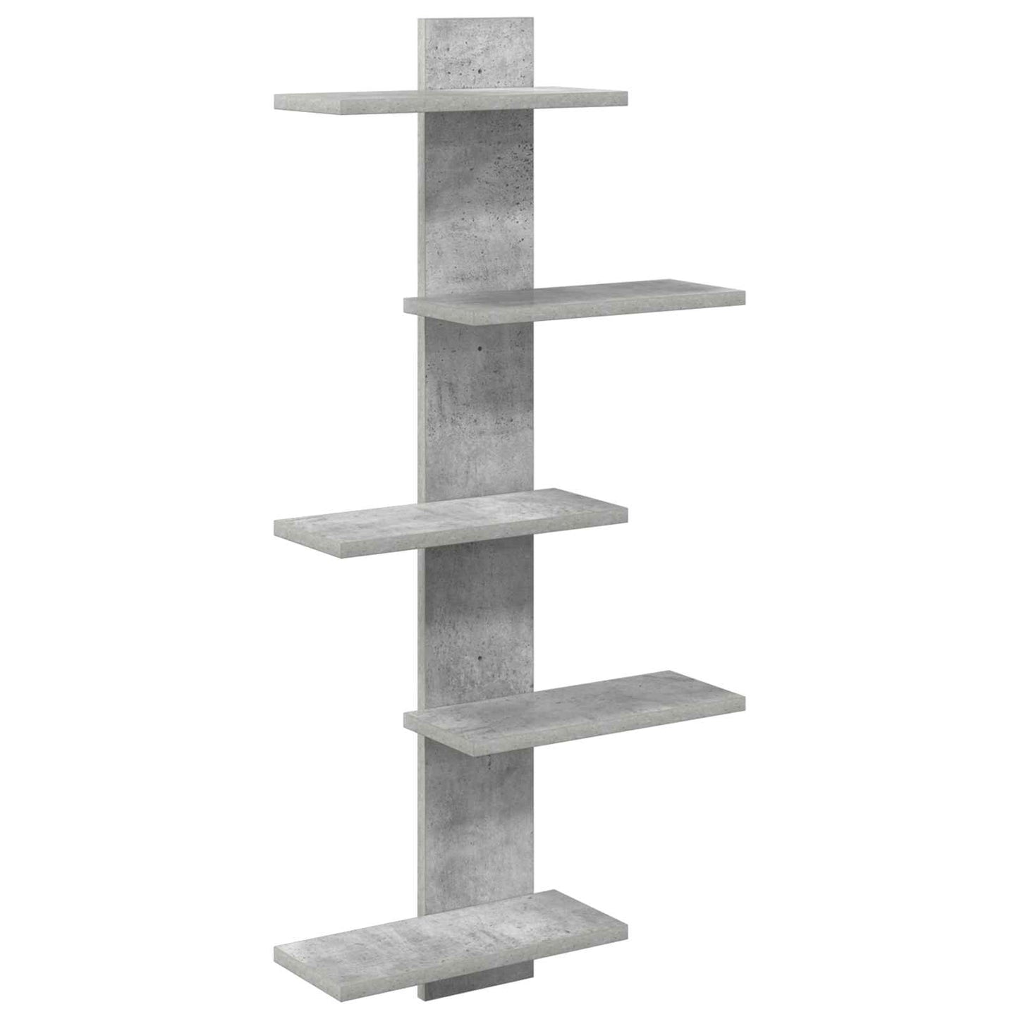 Falra Szerelhető Polc Betonszürke 48,5 x 15 x 101 cm Szerelt Fa