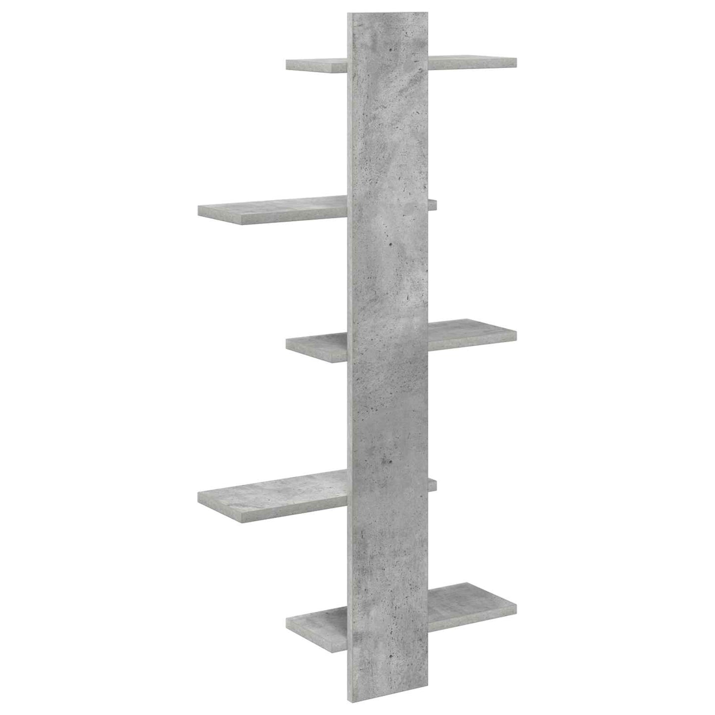 Falra Szerelhető Polc Betonszürke 48,5 x 15 x 101 cm Szerelt Fa