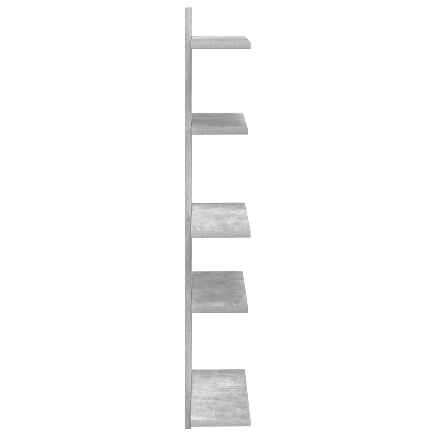 Falra Szerelhető Polc Betonszürke 48,5 x 15 x 101 cm Szerelt Fa
