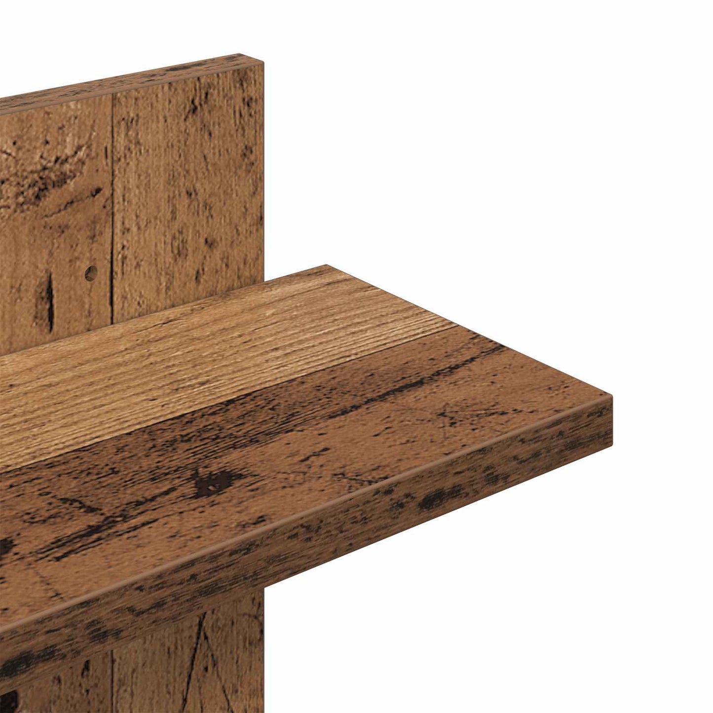 Falra Szerelhető Polc Antik Fa 48,5 x 15 x 101 cm Szerelt Fa