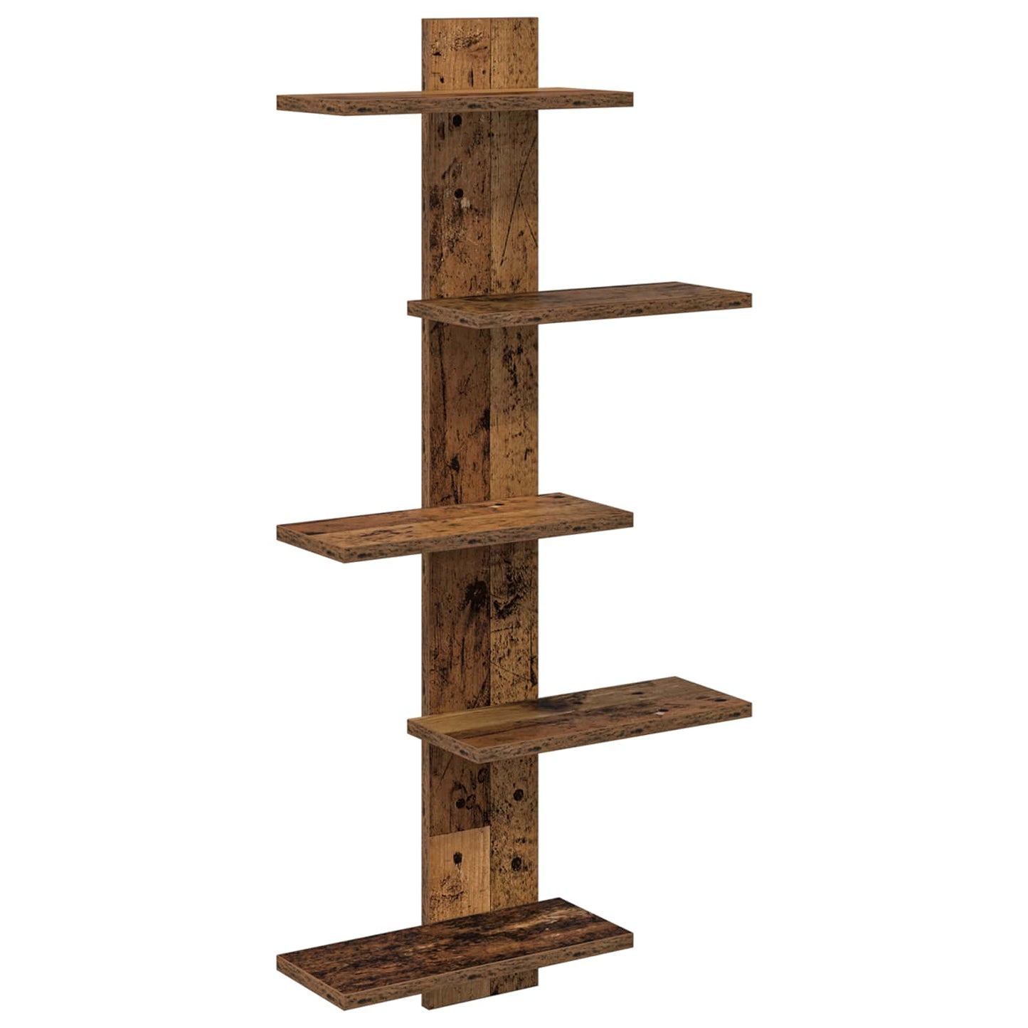 Falra Szerelhető Polc Antik Fa 48,5 x 15 x 101 cm Szerelt Fa