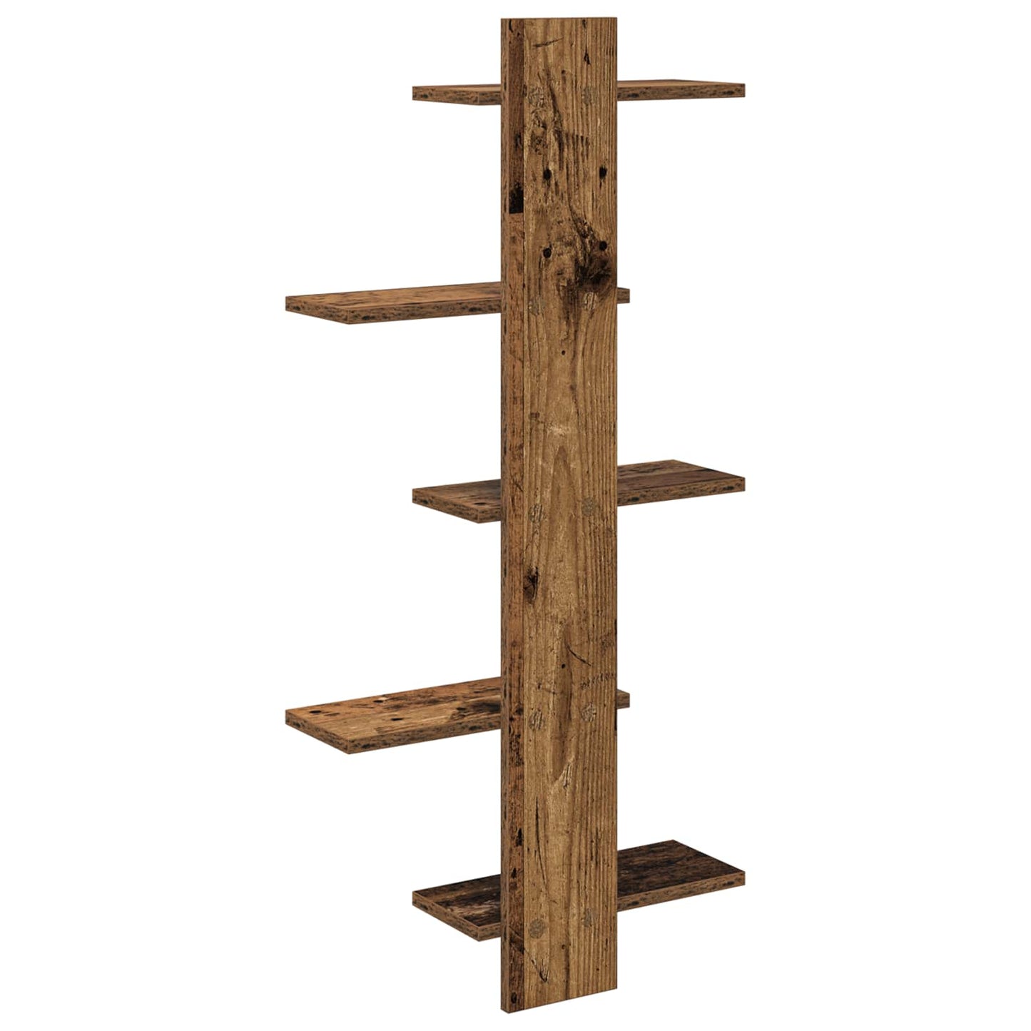Falra Szerelhető Polc Antik Fa 48,5 x 15 x 101 cm Szerelt Fa