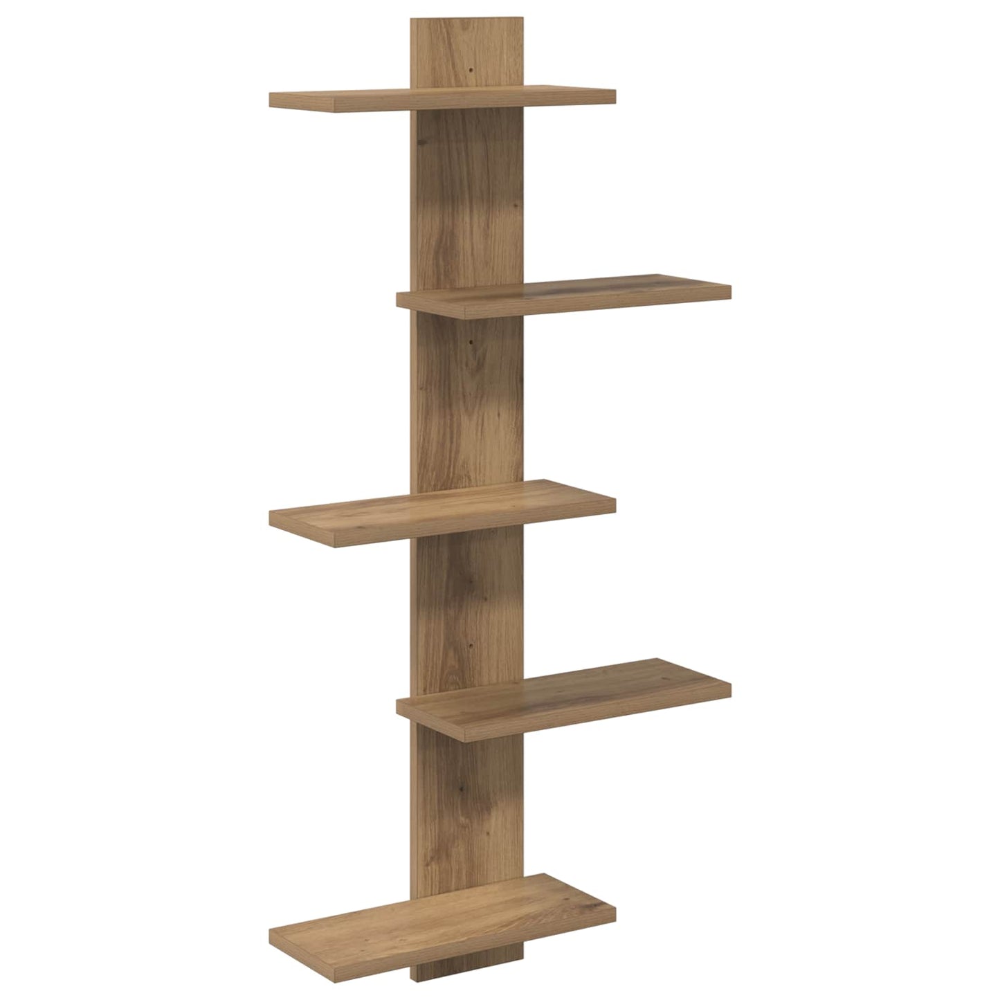 Falra Szerelhető Polc Kézműves Tölgy 48,5 x 15 x 101 cm
