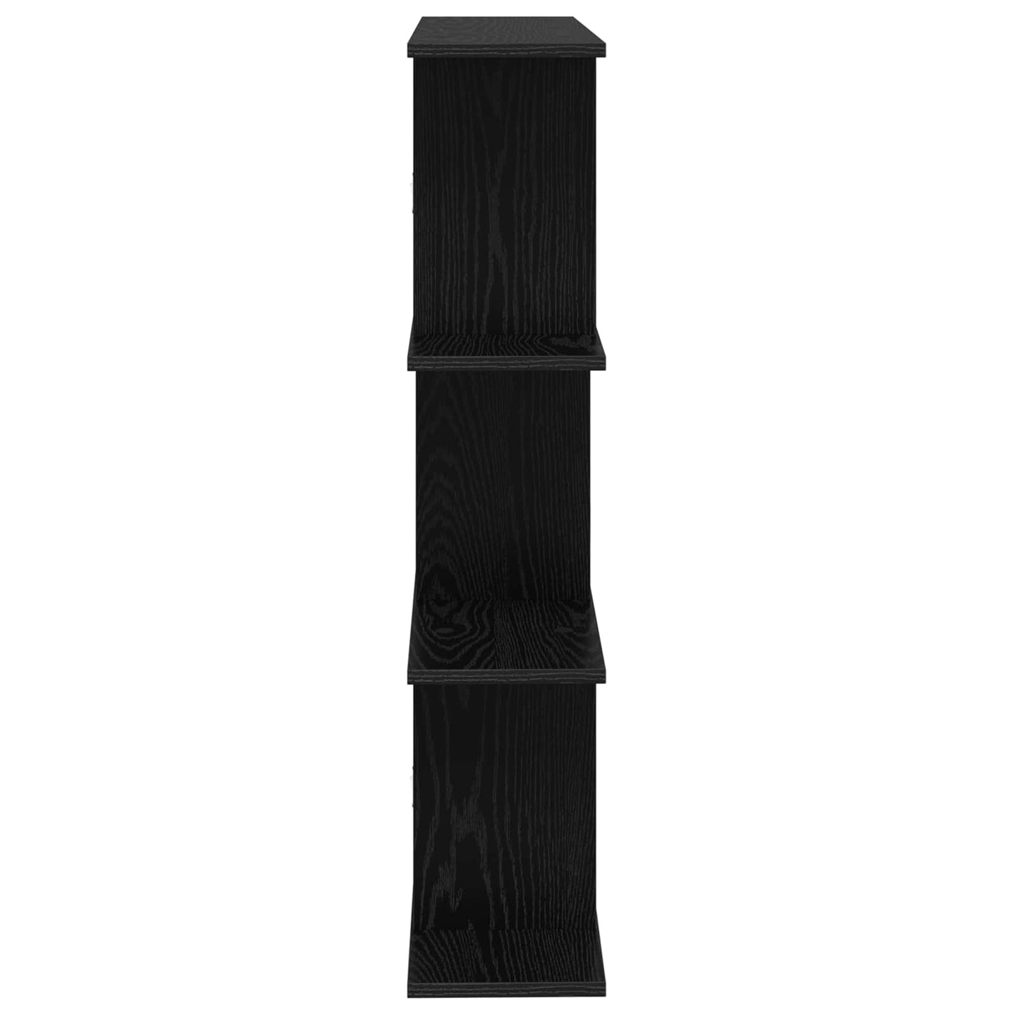 Falpolc Fekete Tölgy 80 x 20 x 96 cm Szerelt Fa