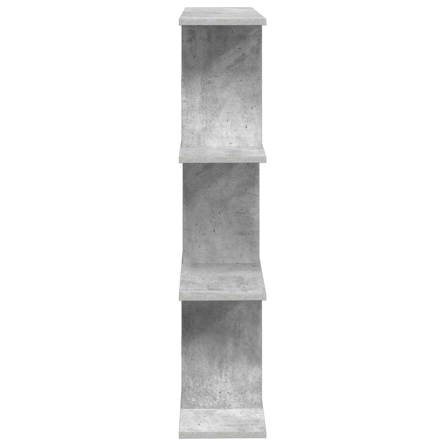 Falpolc Betonszürke 80 x 20 x 96 cm Szerelt Fa