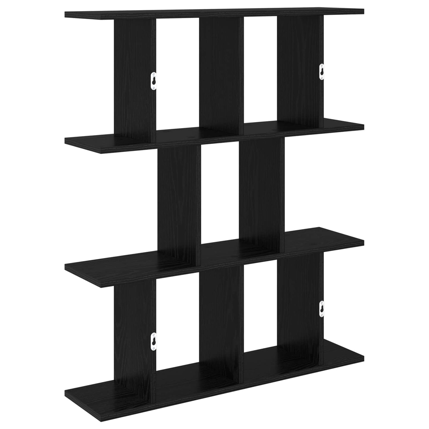 Falpolc Fekete Tölgy 102 x 20 x 96 cm Szerelt Fa