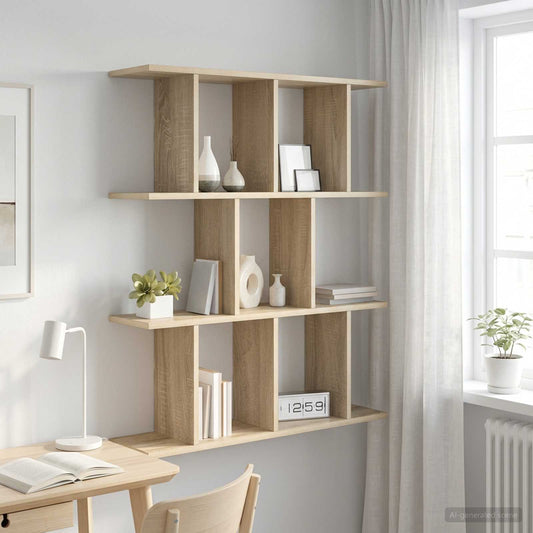 Falpolc Sonoma Tölgy 102 x 20 x 96 cm Szerelt Fa