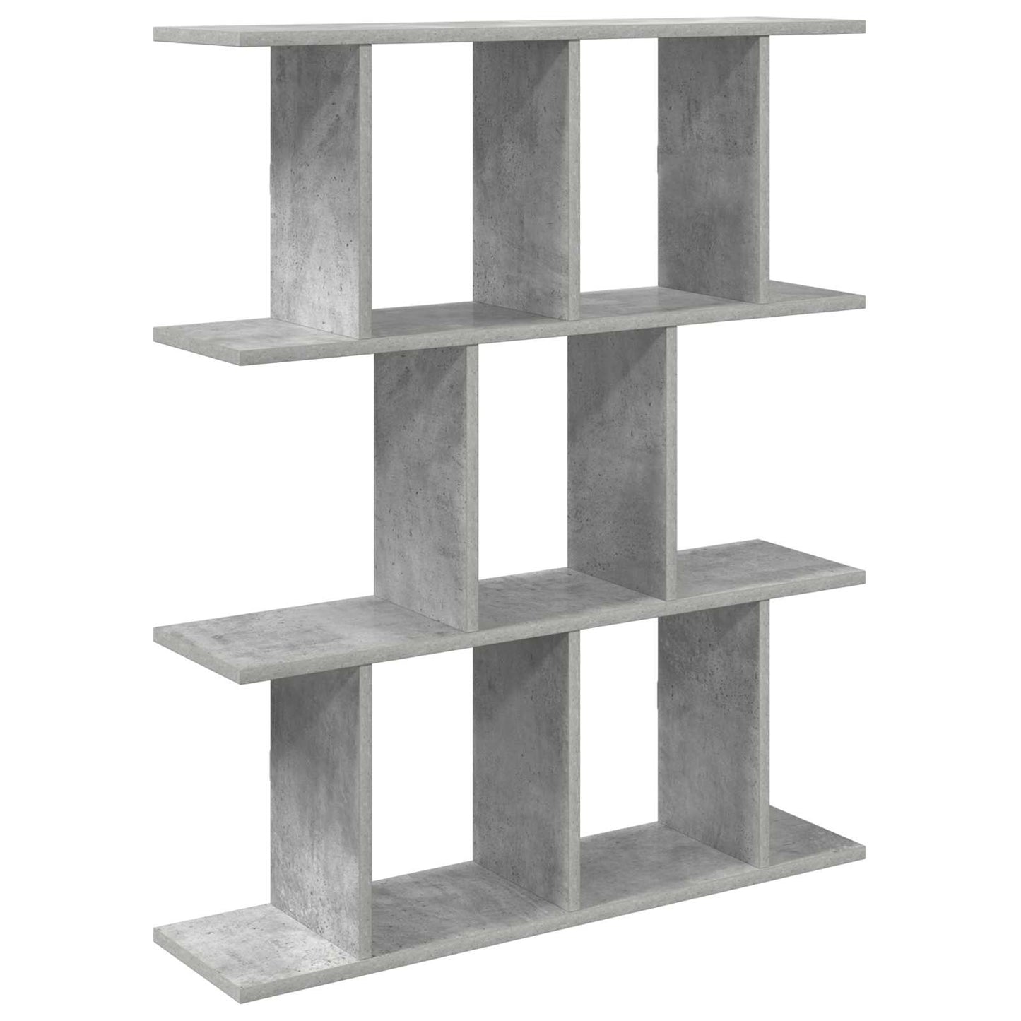 Falpolc Betonszürke 102 x 20 x 96 cm Szerelt Fa
