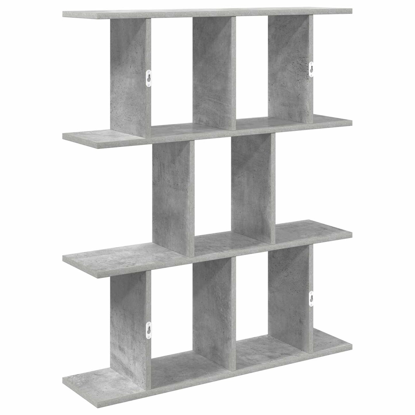 Falpolc Betonszürke 102 x 20 x 96 cm Szerelt Fa