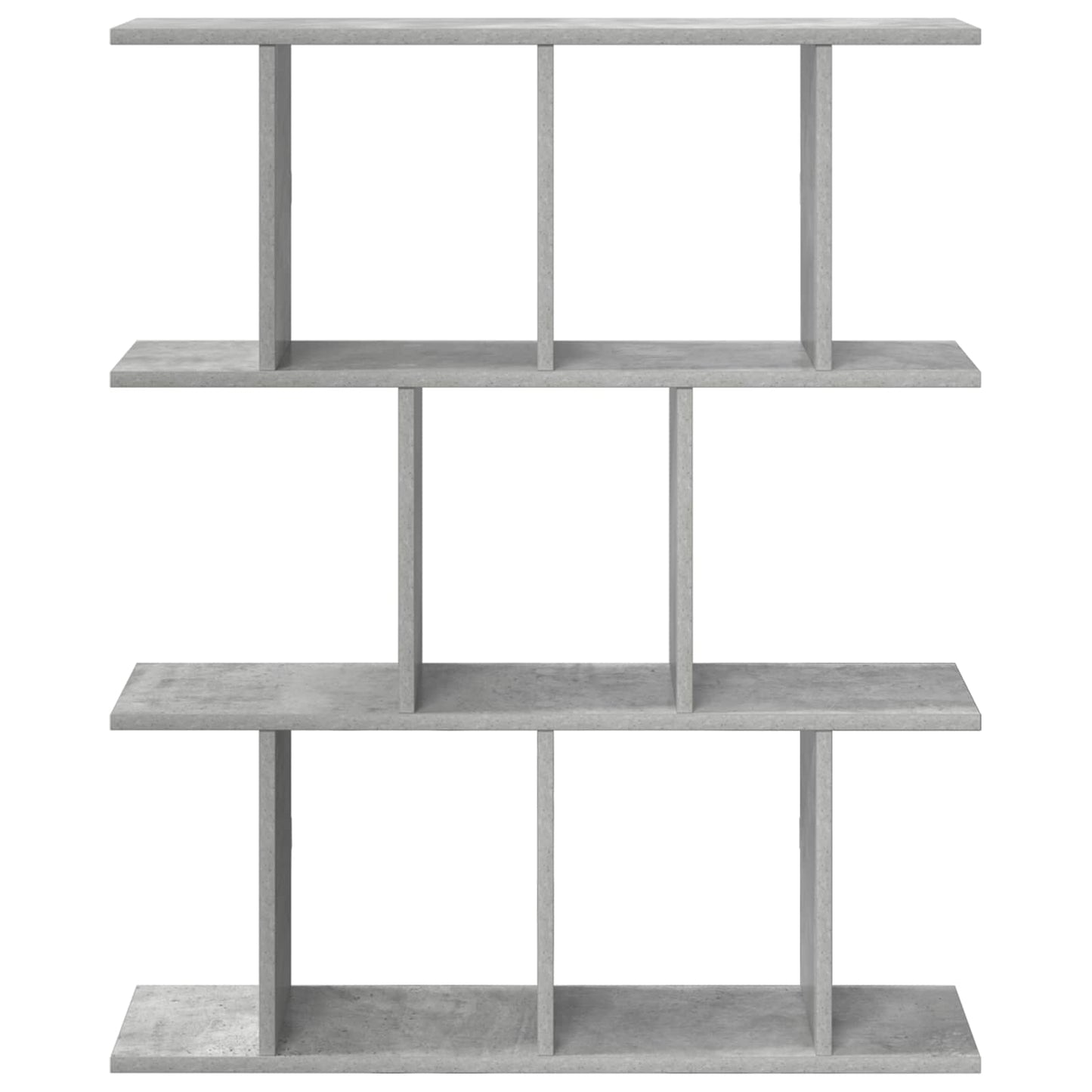 Falpolc Betonszürke 102 x 20 x 96 cm Szerelt Fa