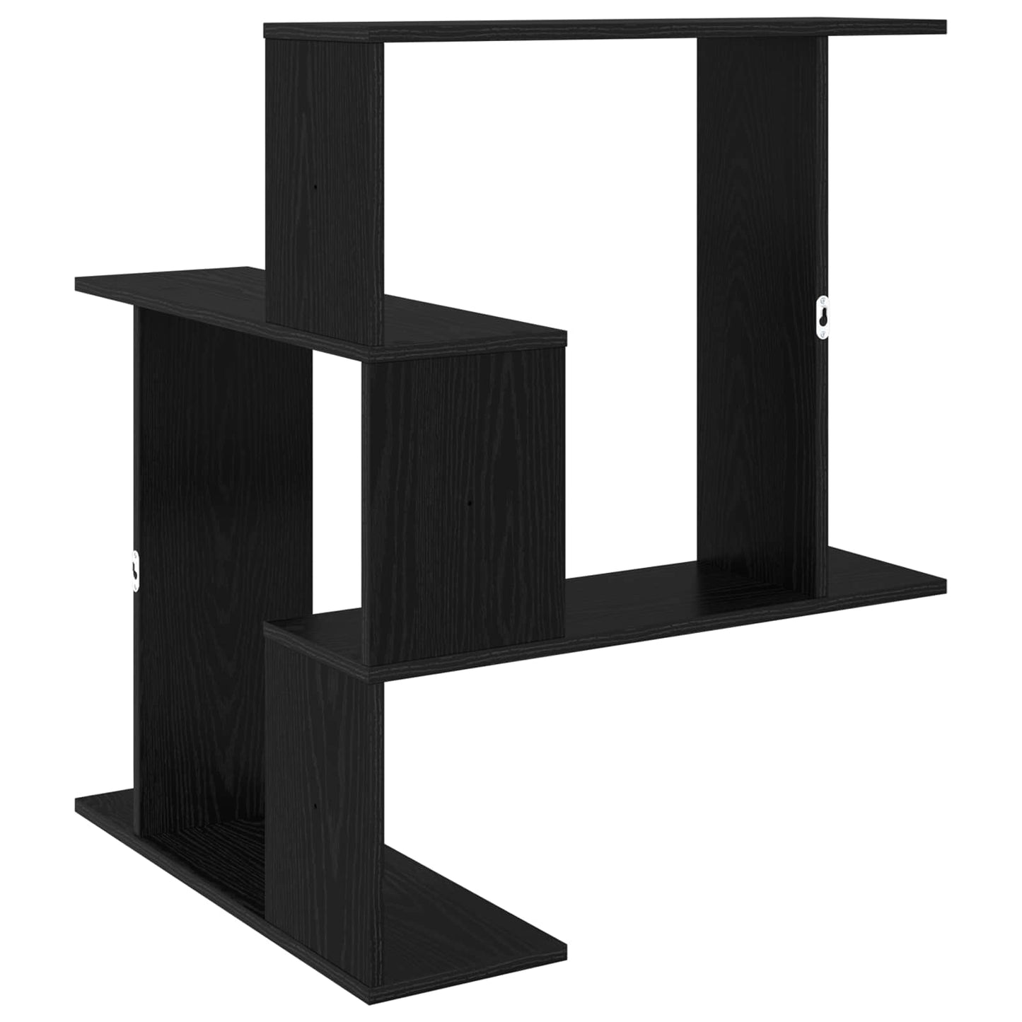 Falpolc Fekete Tölgy 67 x 67 x 87 cm Szerelt Fa