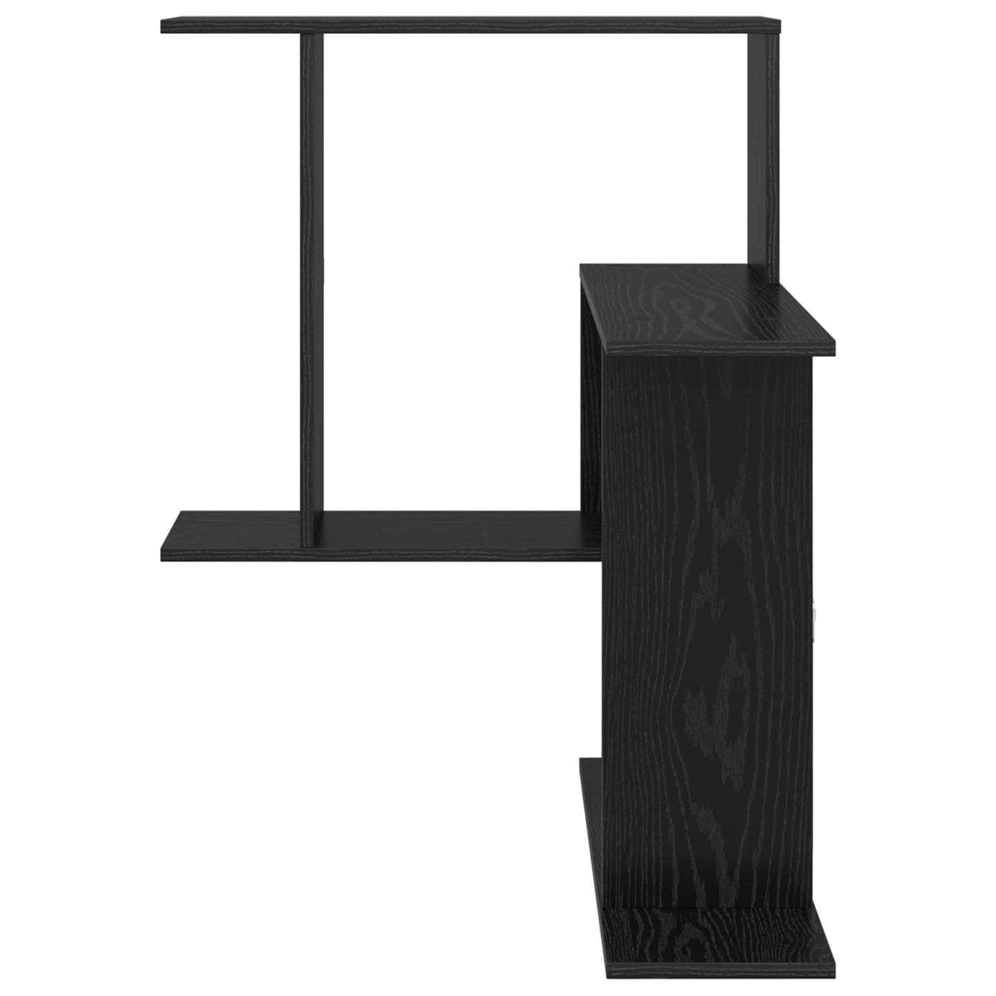 Falpolc Fekete Tölgy 67 x 67 x 87 cm Szerelt Fa