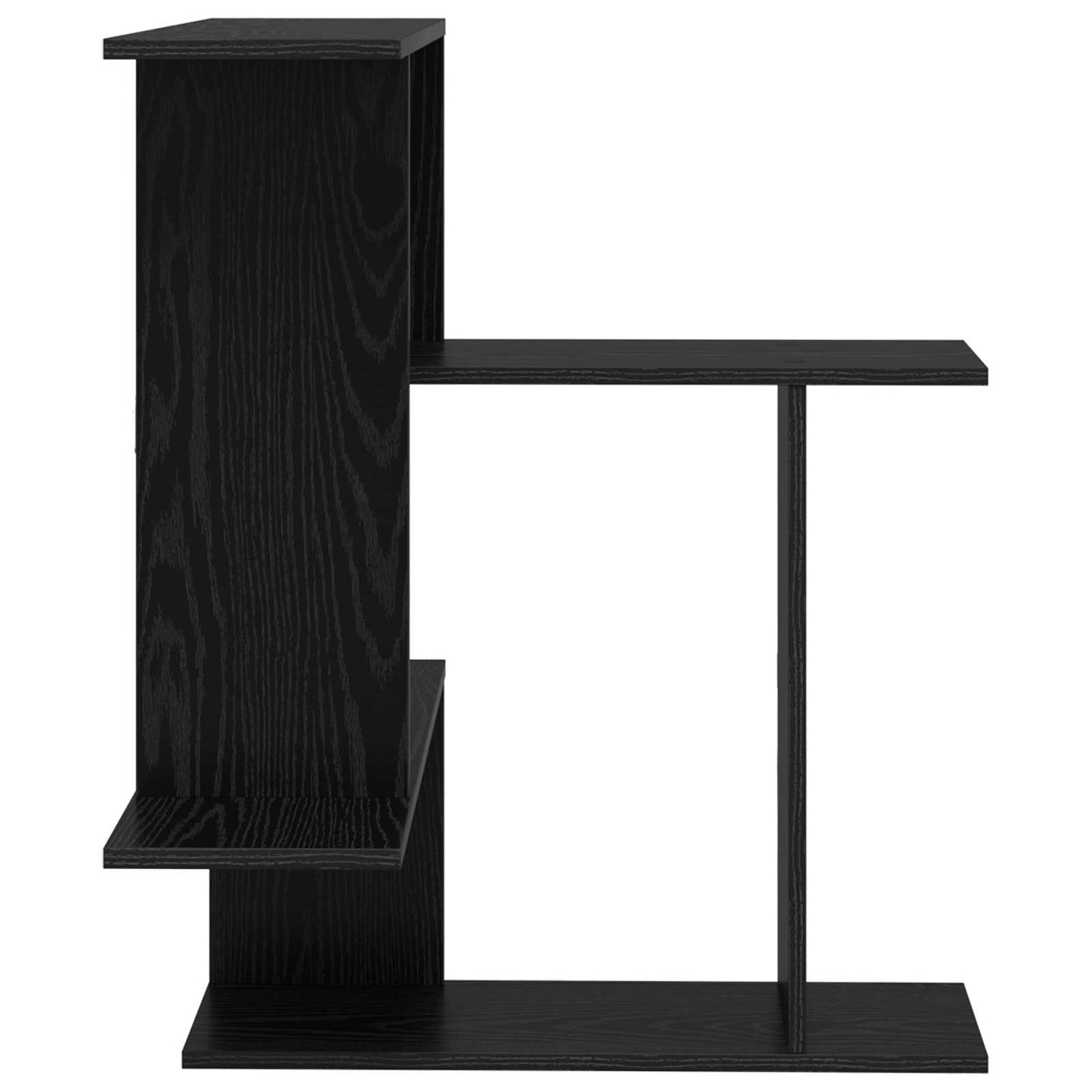 Falpolc Fekete Tölgy 67 x 67 x 87 cm Szerelt Fa