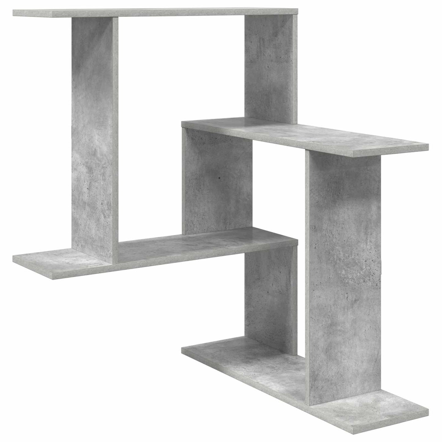 Falpolc Betonszürke 67 x 67 x 87 cm Szerelt Fa