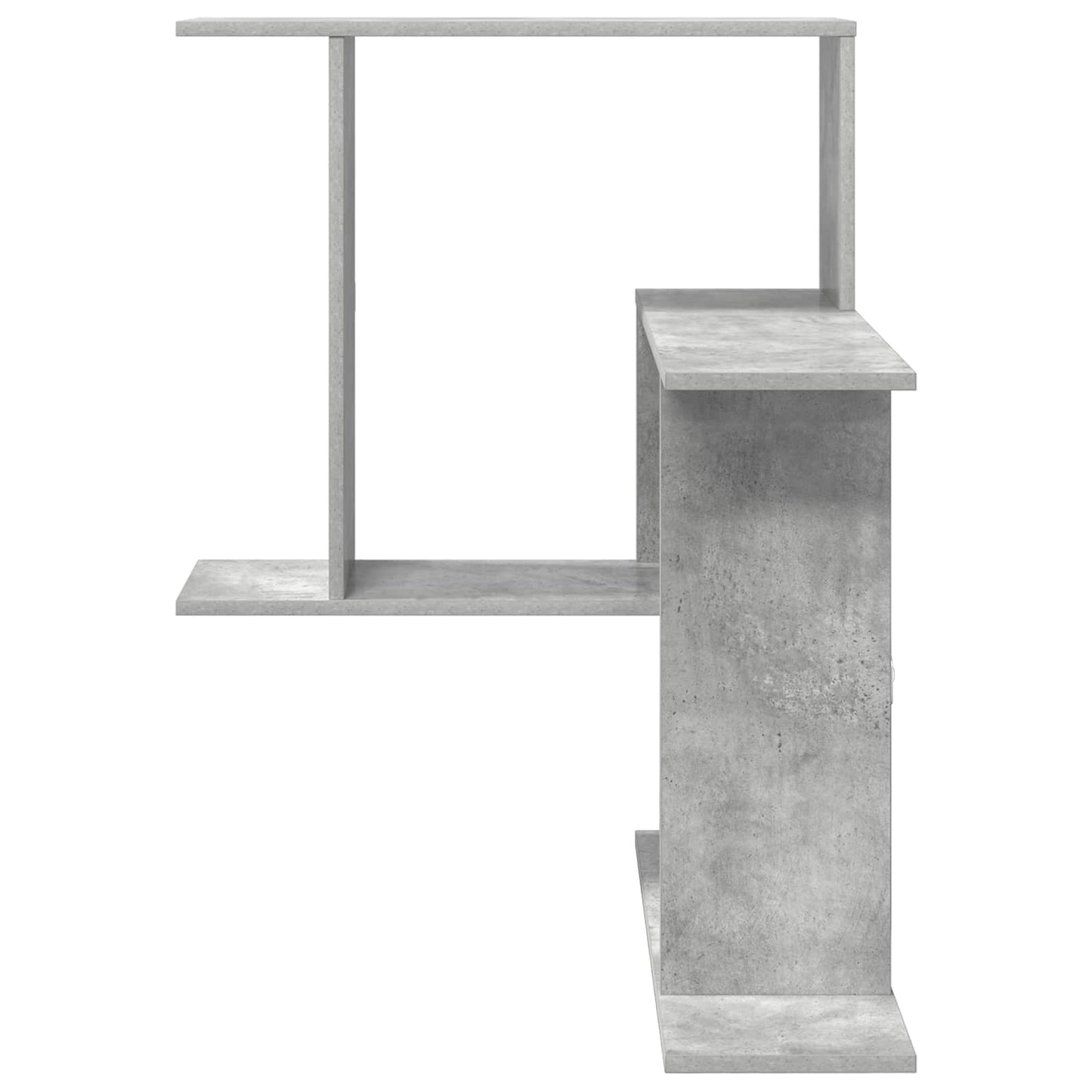 Falpolc Betonszürke 67 x 67 x 87 cm Szerelt Fa
