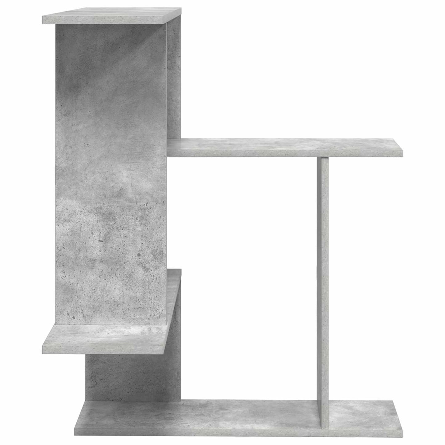 Falpolc Betonszürke 67 x 67 x 87 cm Szerelt Fa