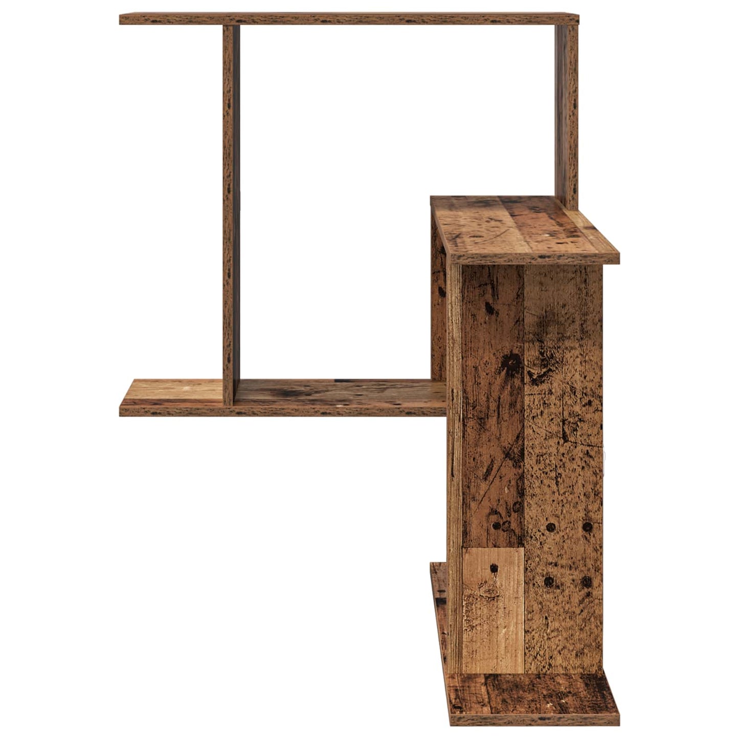 Falpolc Antik Fa 67 x 67 x 87 cm Szerelt Fa