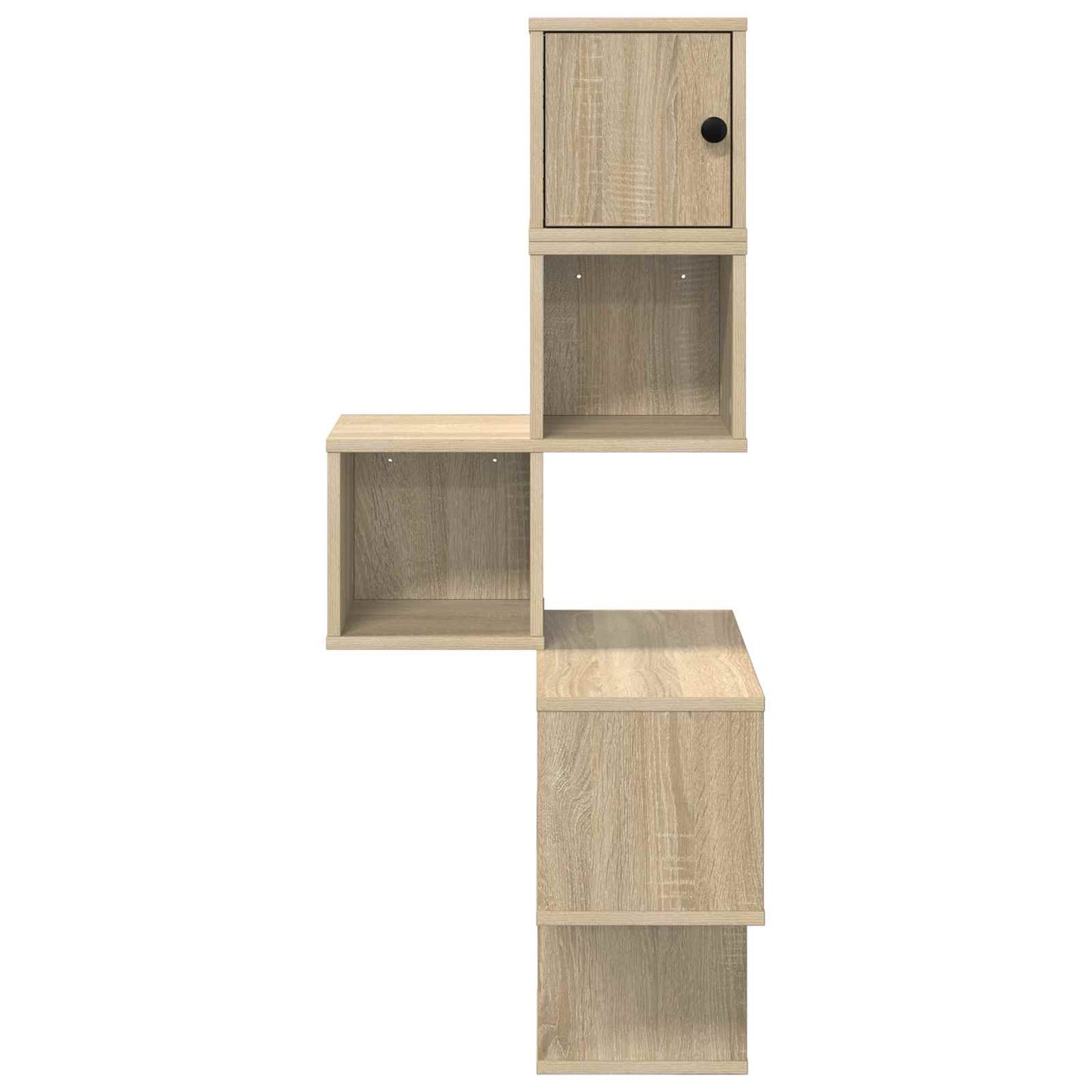 Fali Sarok Polc Sonoma Tölgy 48 x 48 x 120 cm Szerelt Fa