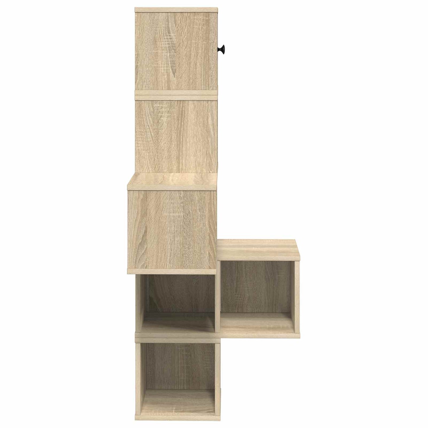 Fali Sarok Polc Sonoma Tölgy 48 x 48 x 120 cm Szerelt Fa
