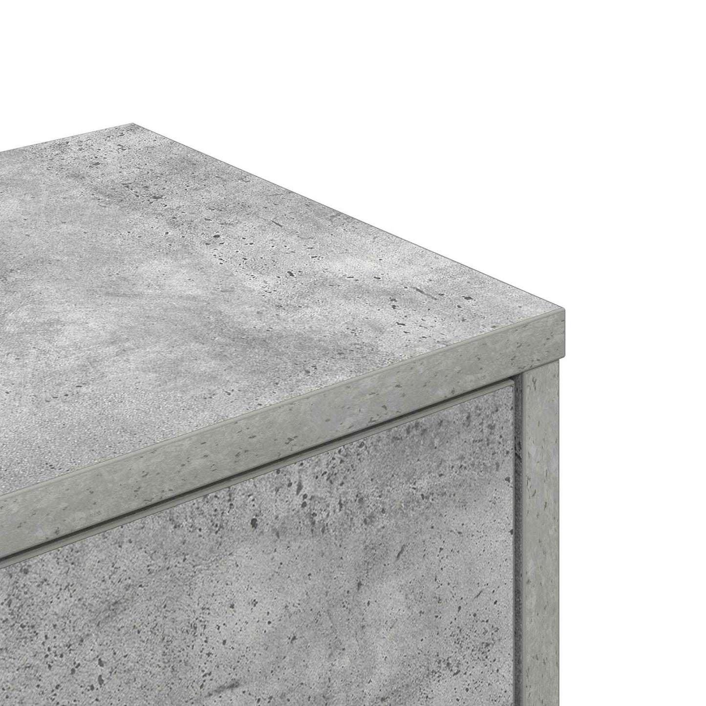 Fali Sarok Polc Betonszürke 48 x 48 x 120 cm Szerelt Fa
