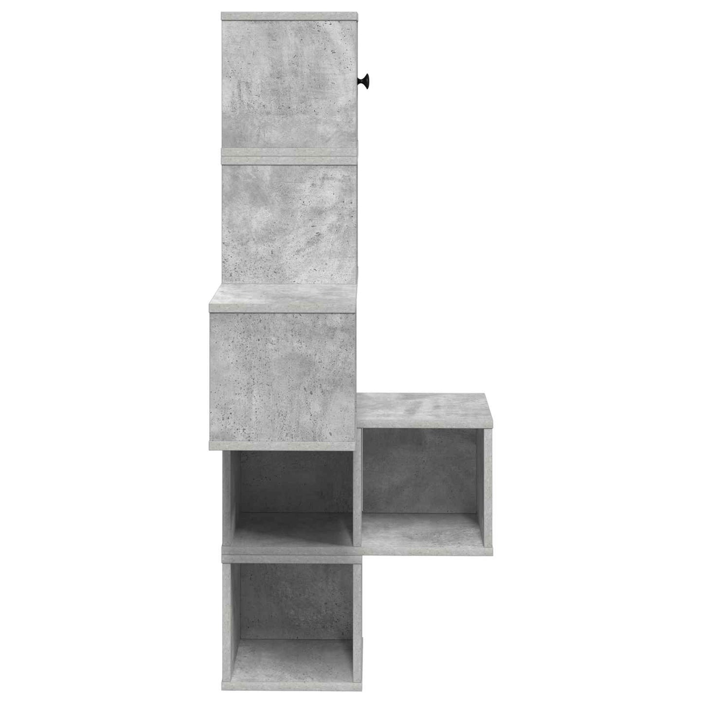 Fali Sarok Polc Betonszürke 48 x 48 x 120 cm Szerelt Fa