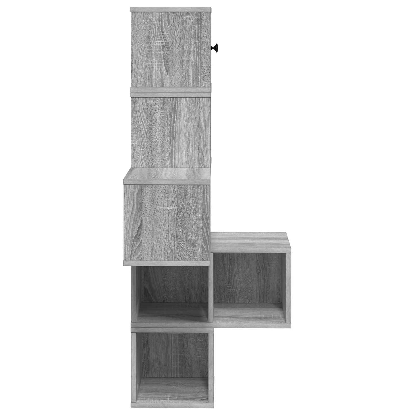 Fali Sarok Polc Szürke Sonoma 48 x 48 x 120 cm Szerelt Fa
