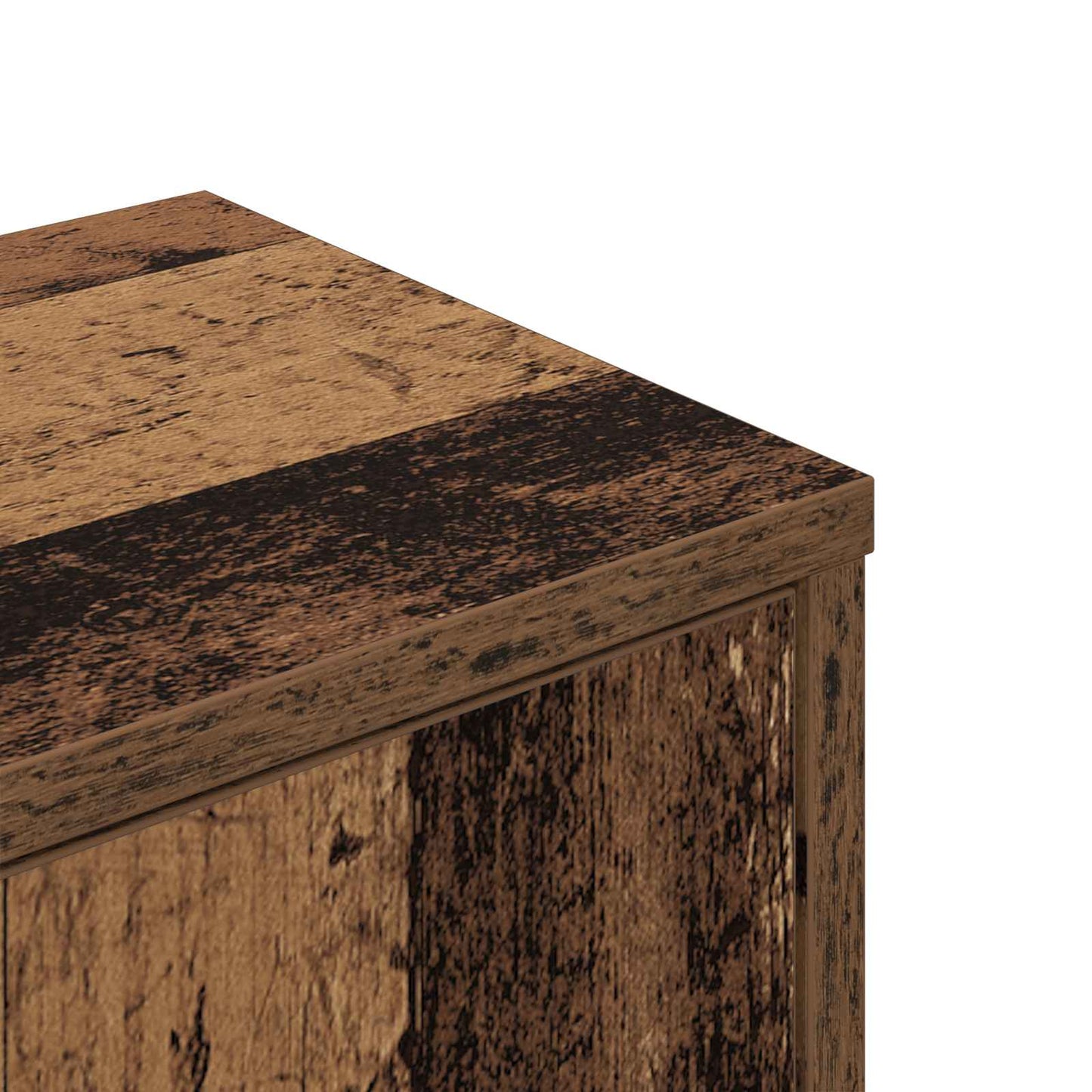 Fali Sarok Polc Antik Fa 48 x 48 x 120 cm Szerelt Fa