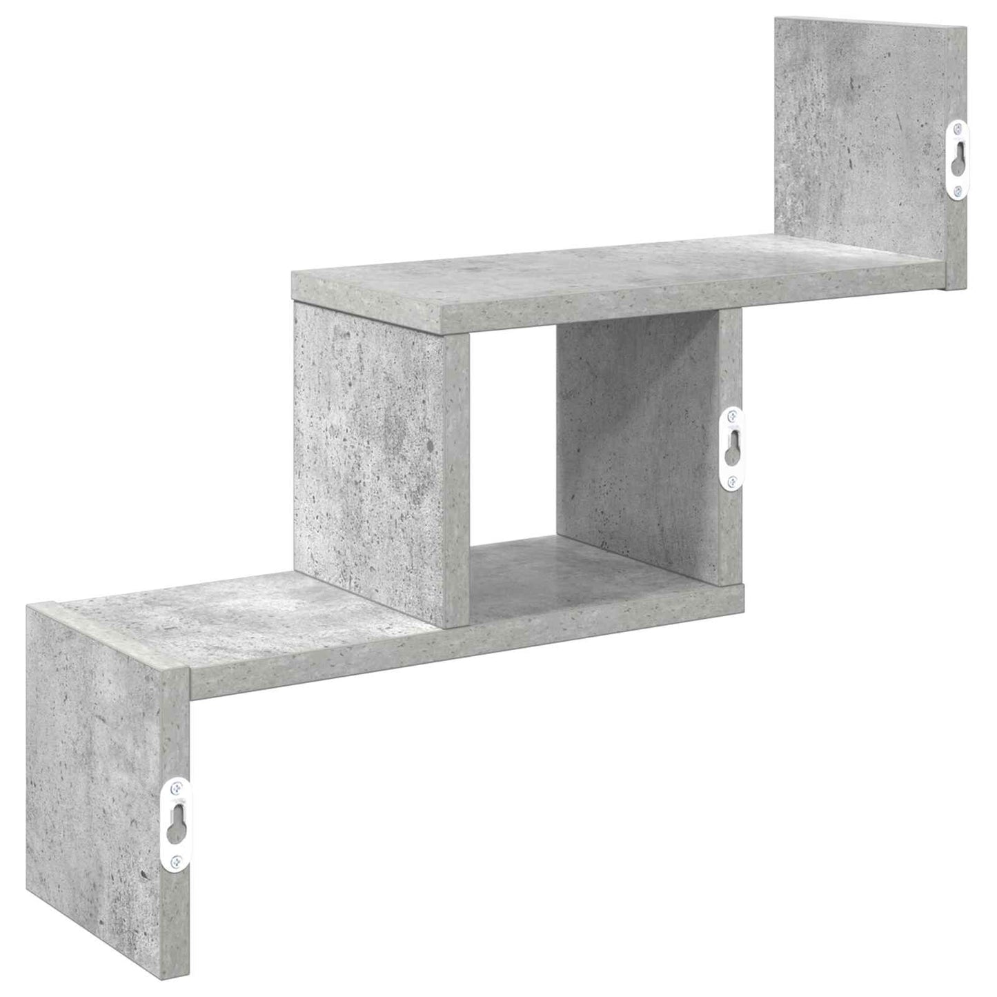 Falpolc Betonszürke 48 x 15 x 42 cm Szerelt Fa