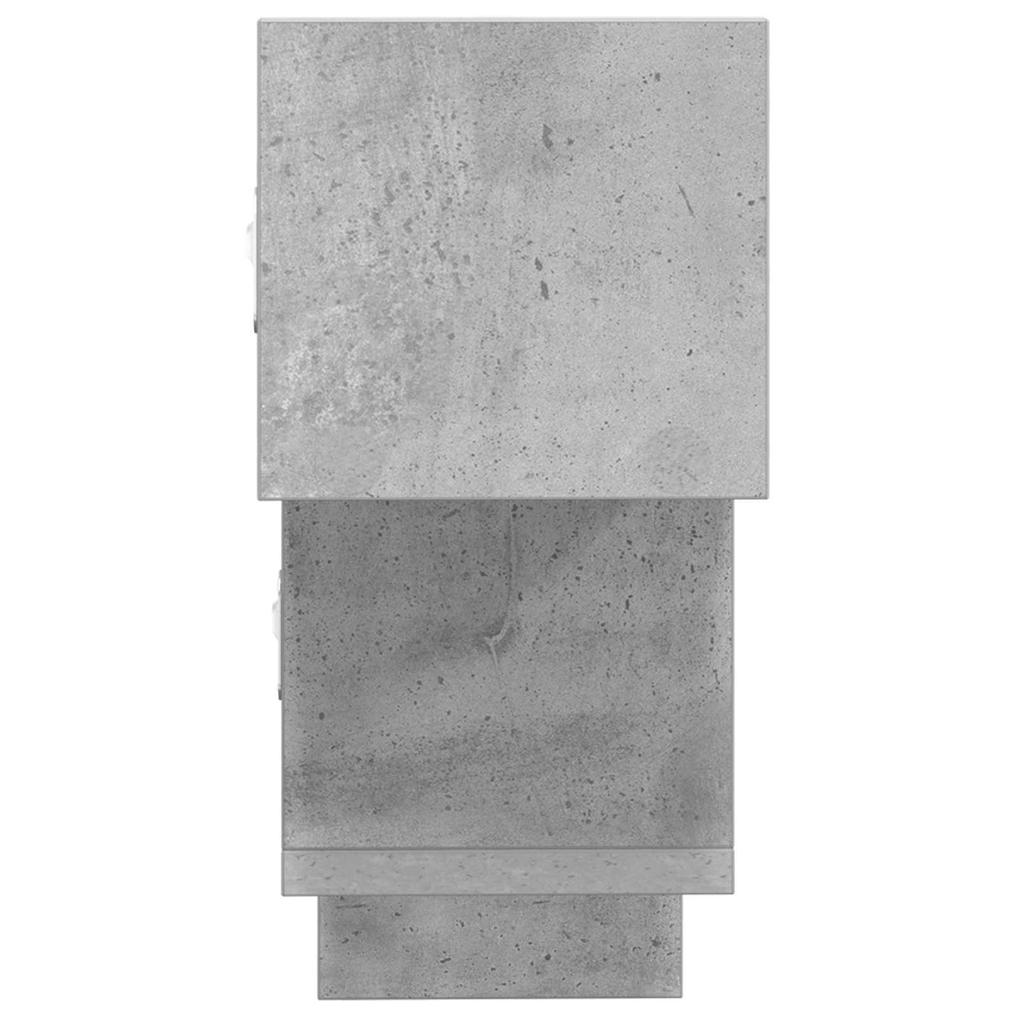 Falpolc Betonszürke 48 x 15 x 42 cm Szerelt Fa