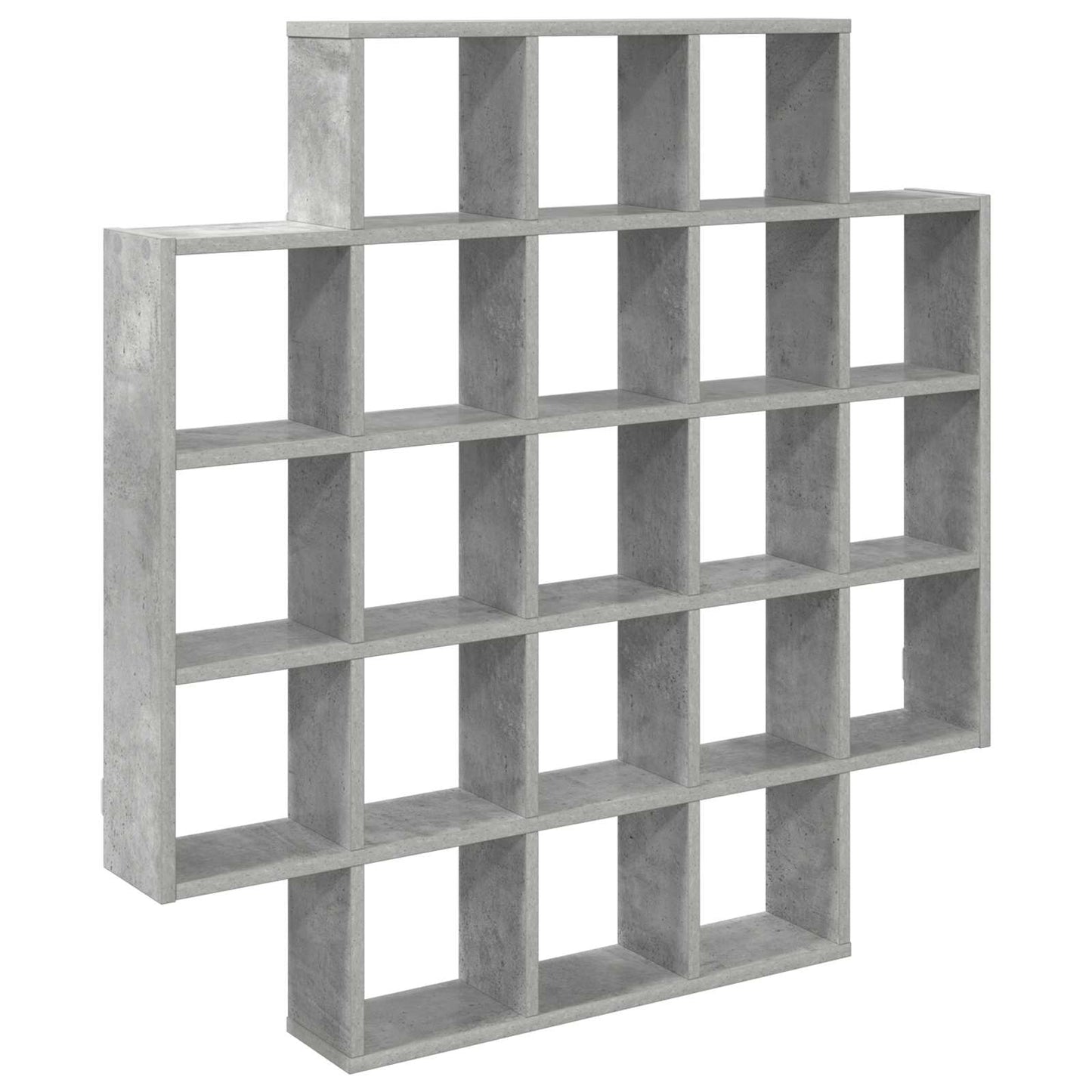 Falpolc Betonszürke 100 x 13 x 100 cm Szerelt Fa