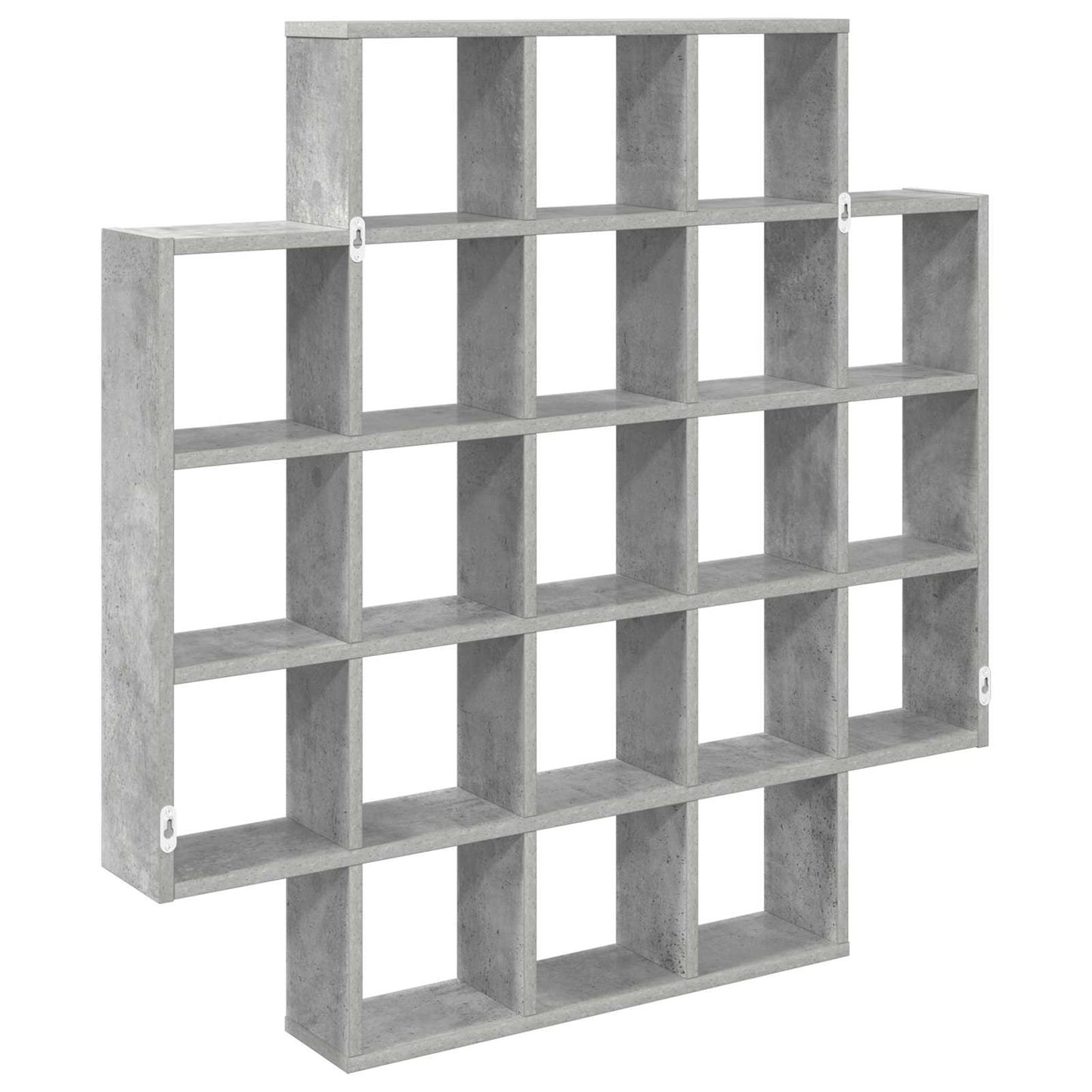 Falpolc Betonszürke 100 x 13 x 100 cm Szerelt Fa