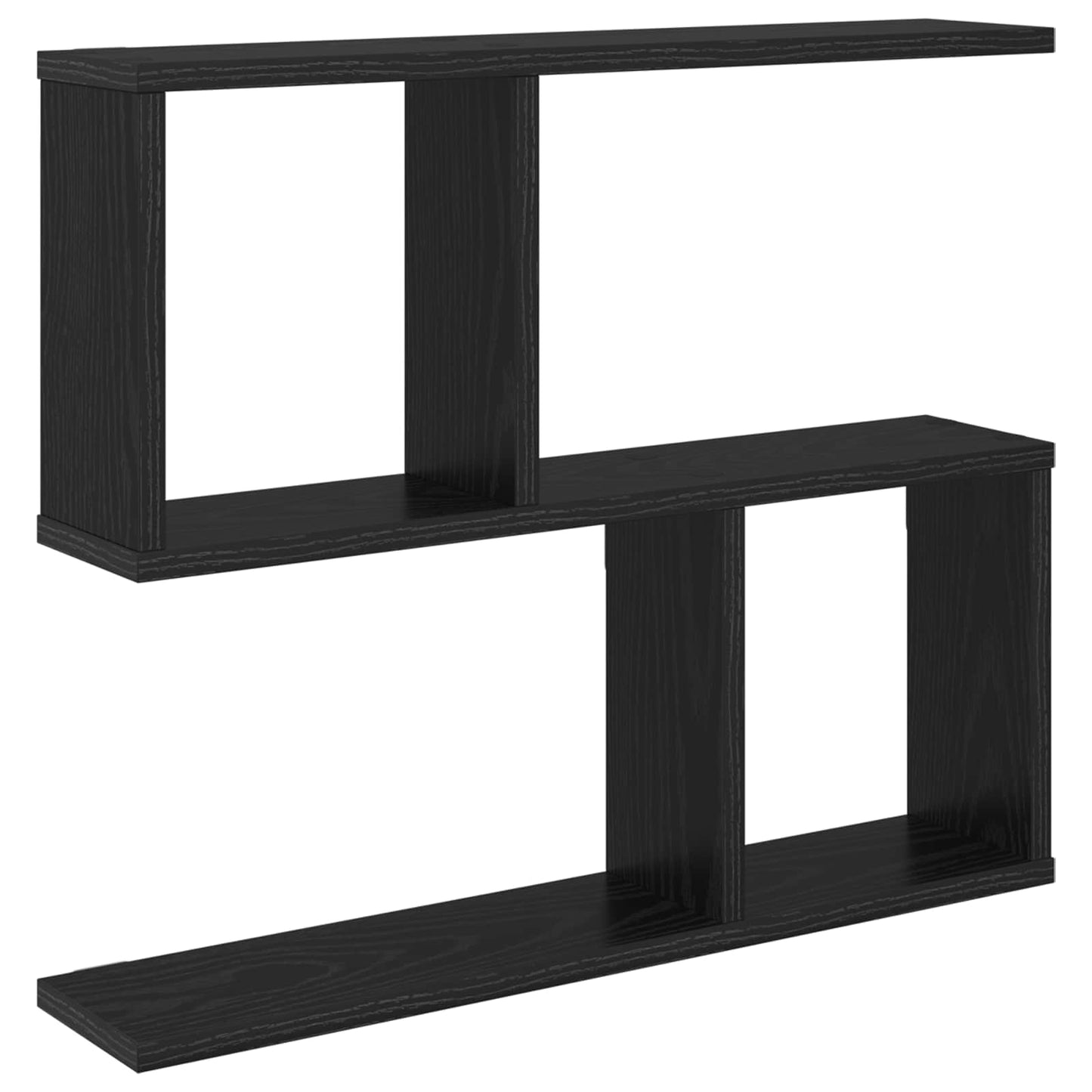 Falpolc Fekete Tölgy 60 x 12 x 50,5 cm Szerelt Fa