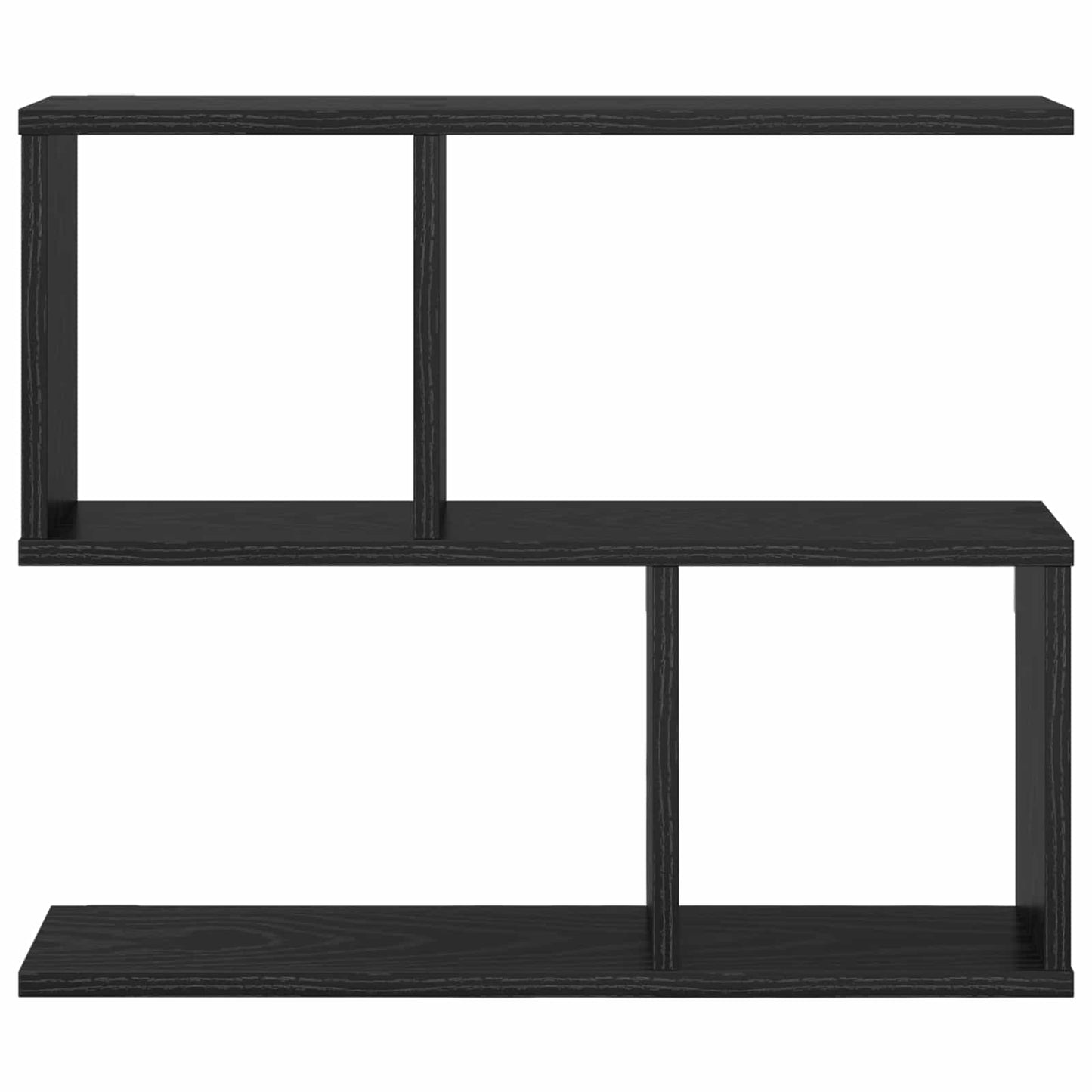 Falpolc Fekete Tölgy 60 x 12 x 50,5 cm Szerelt Fa