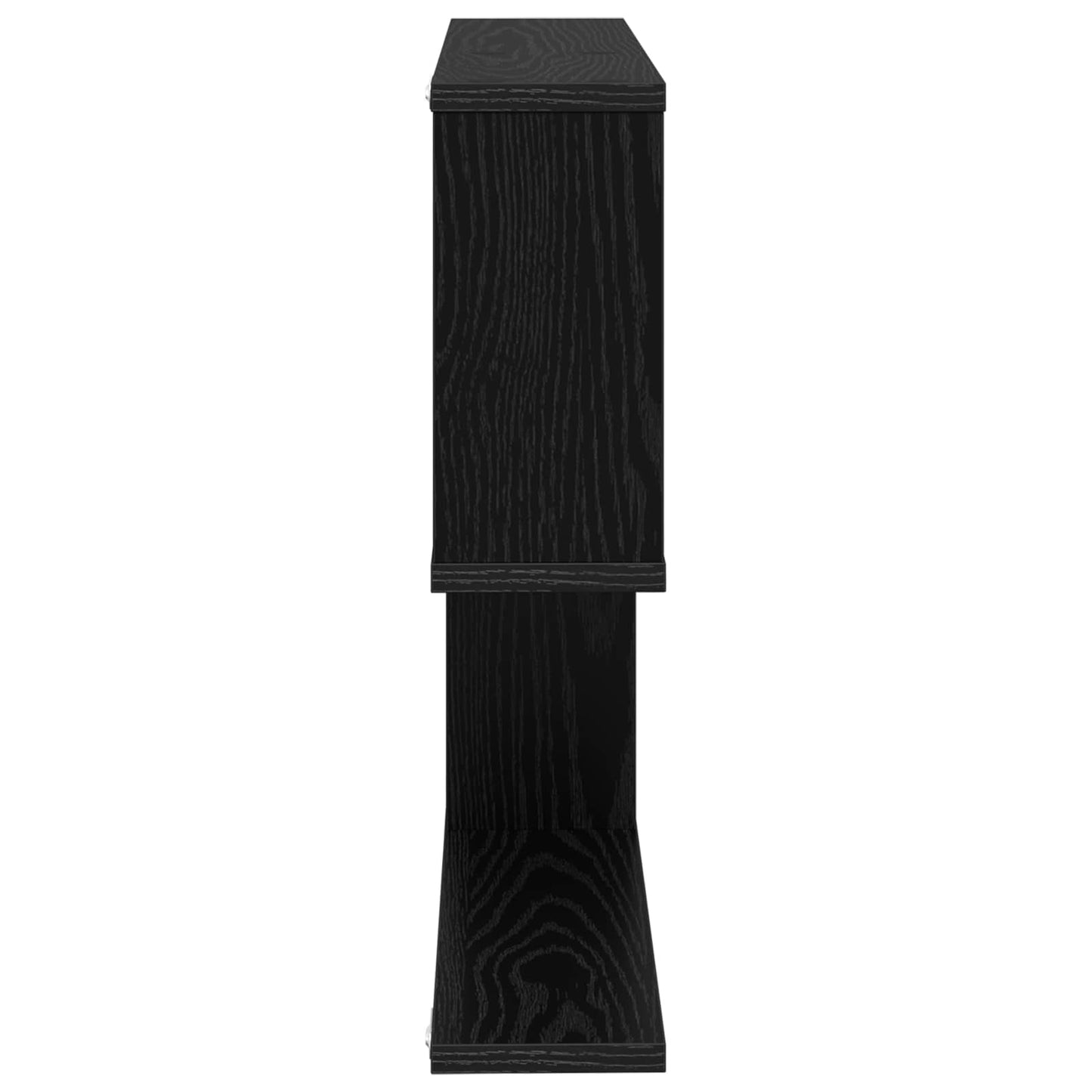 Falpolc Fekete Tölgy 60 x 12 x 50,5 cm Szerelt Fa