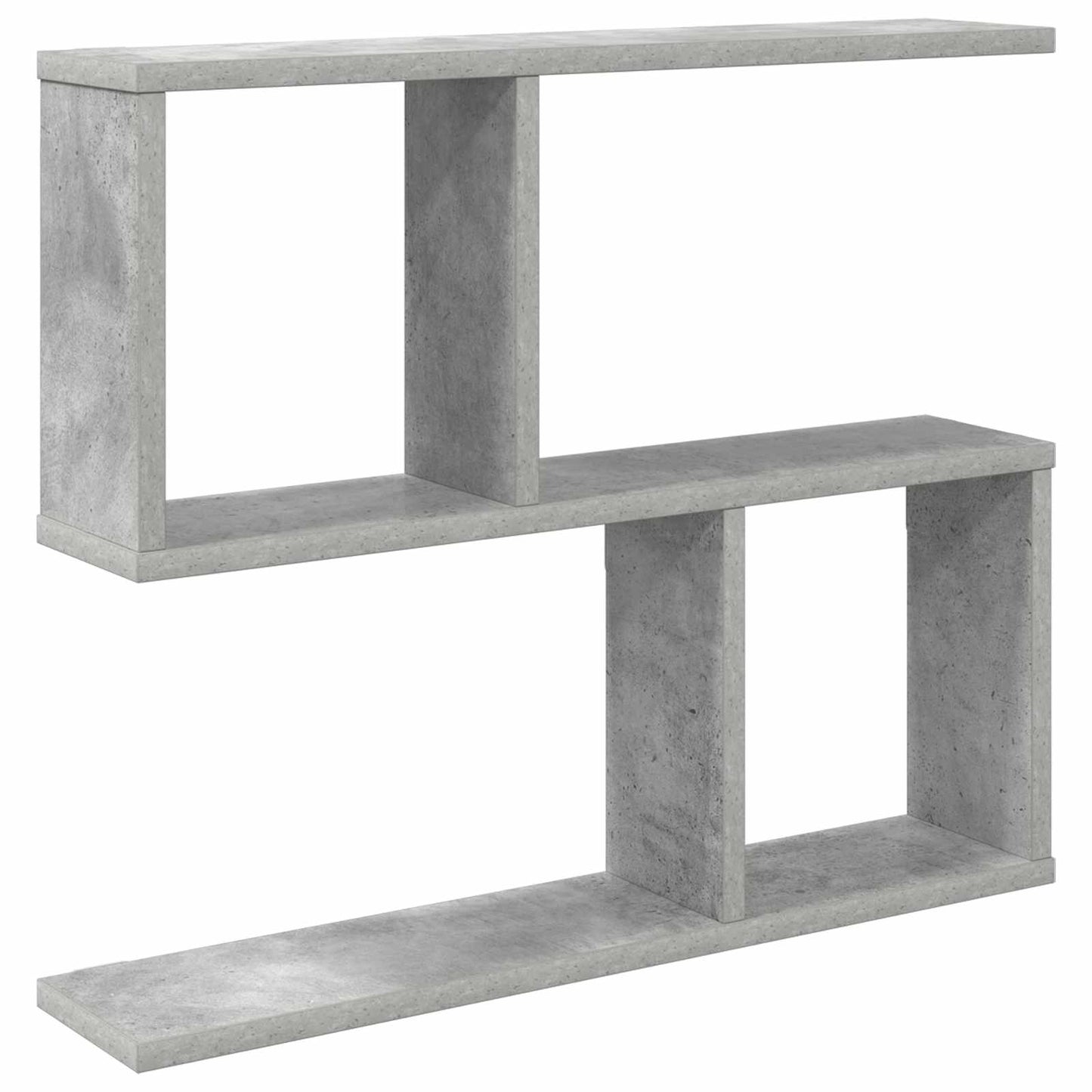 Falpolc Betonszürke 60 x 12 x 50,5 cm Szerelt Fa