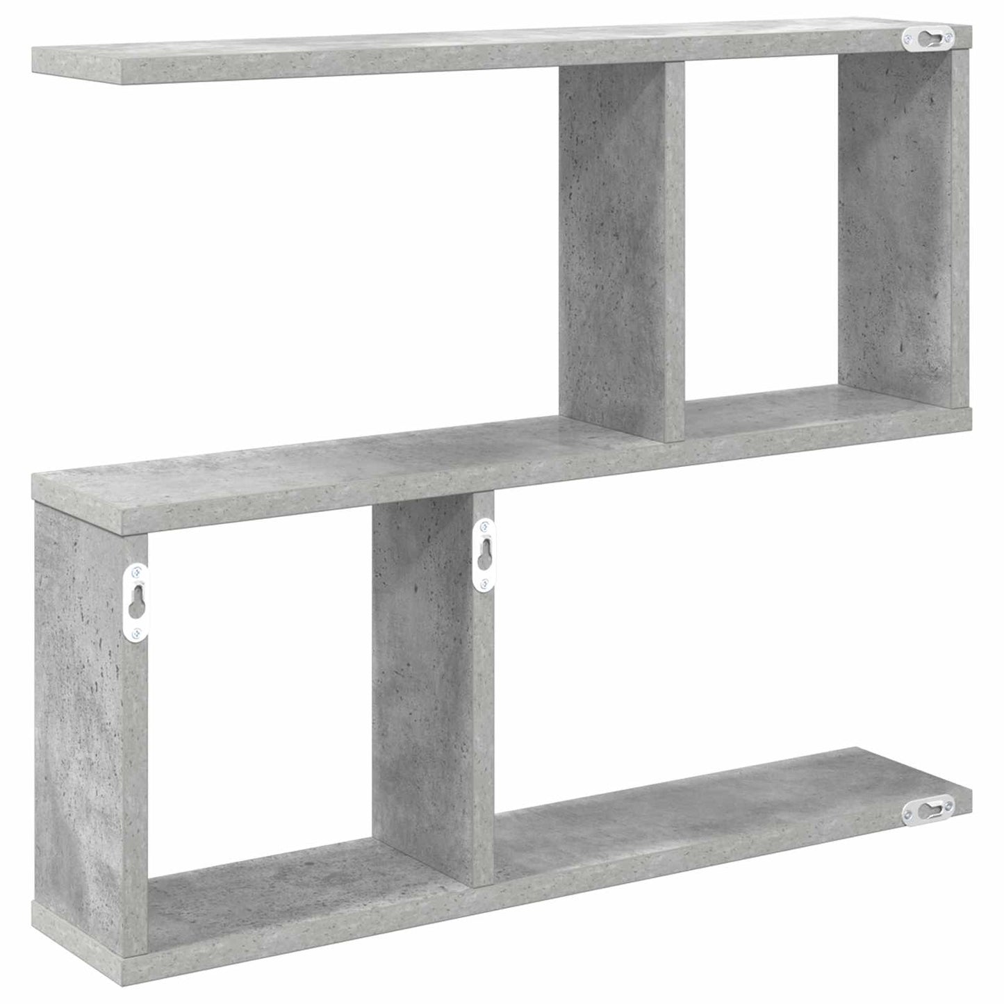 Falpolc Betonszürke 60 x 12 x 50,5 cm Szerelt Fa