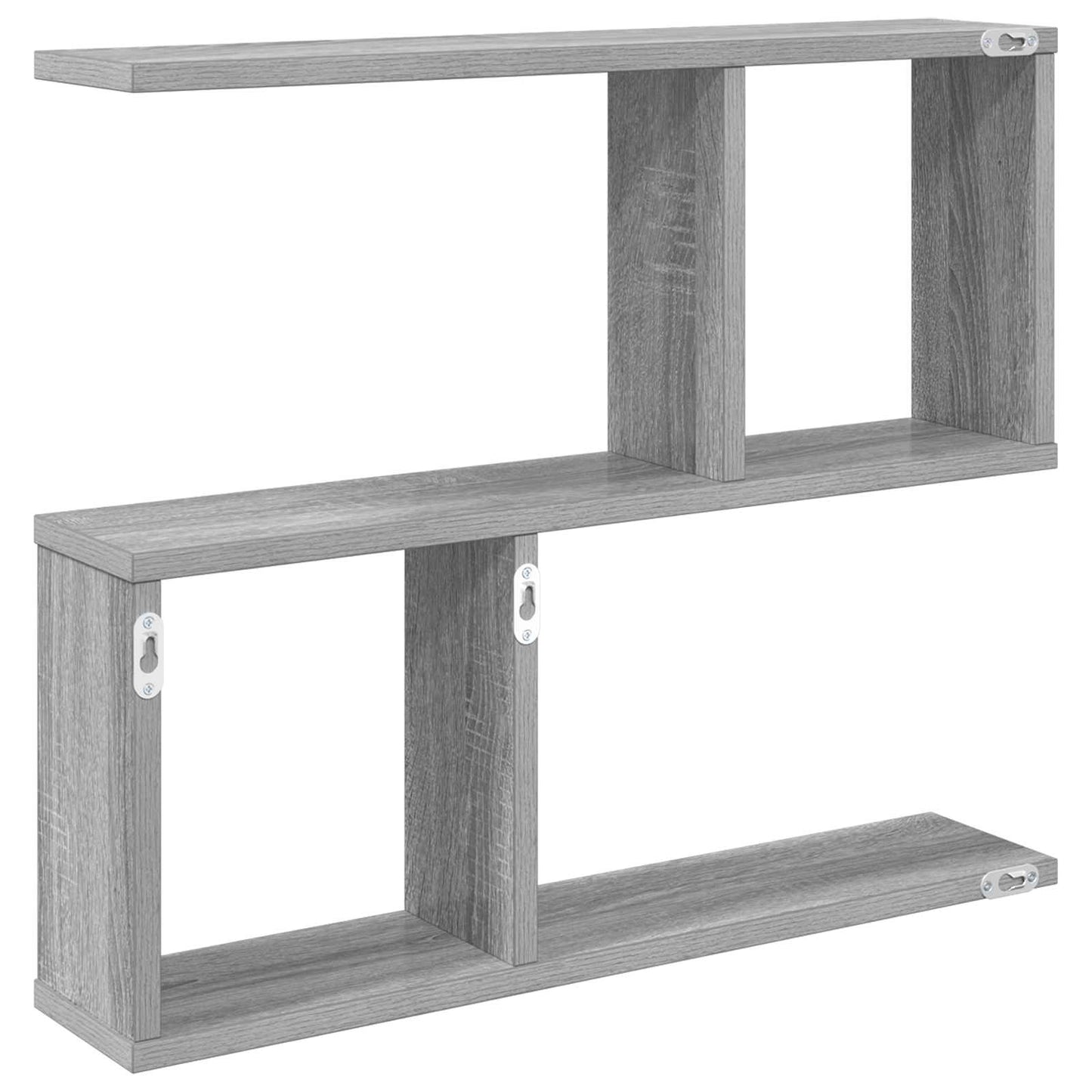 Falpolc Szürke Sonoma 60 x 12 x 50,5 cm Szerelt Fa
