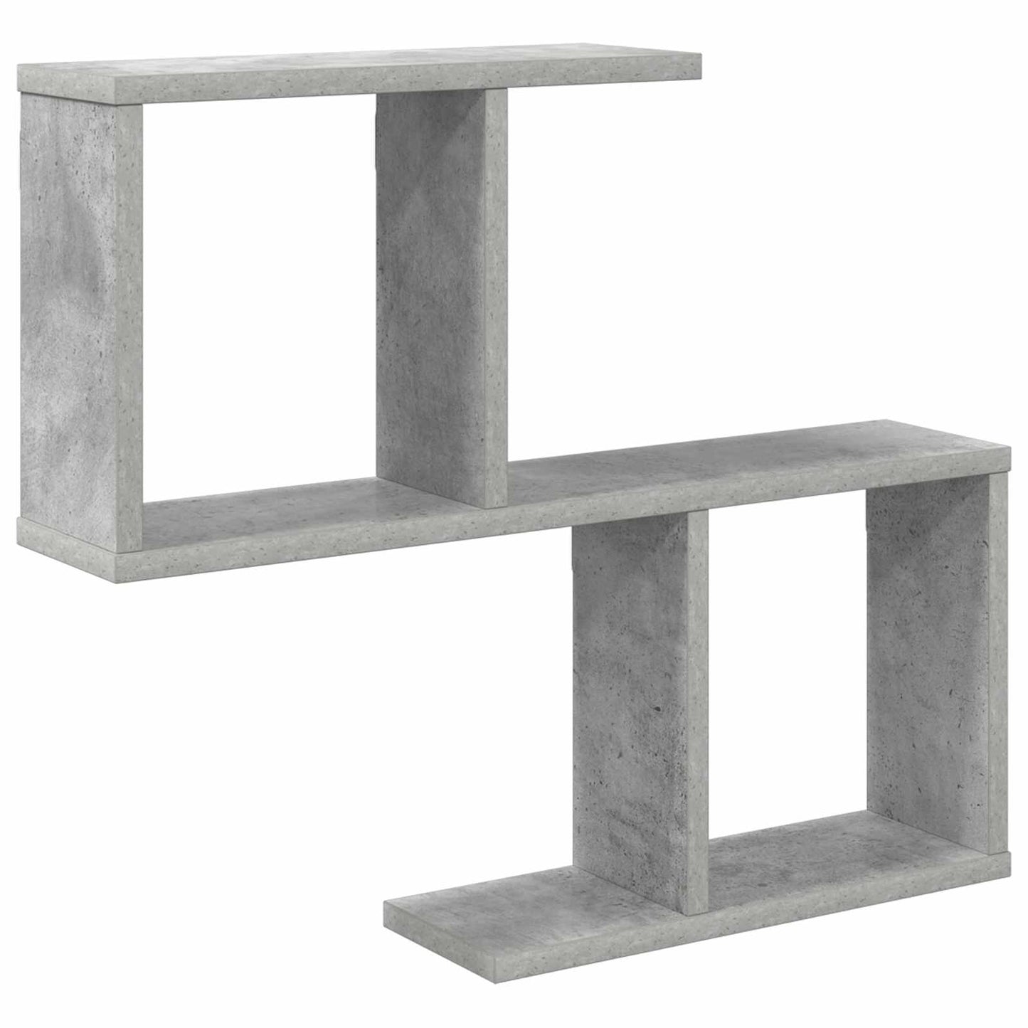 Falpolc Betonszürke 60 x 12 x 50,5 cm Szerelt Fa
