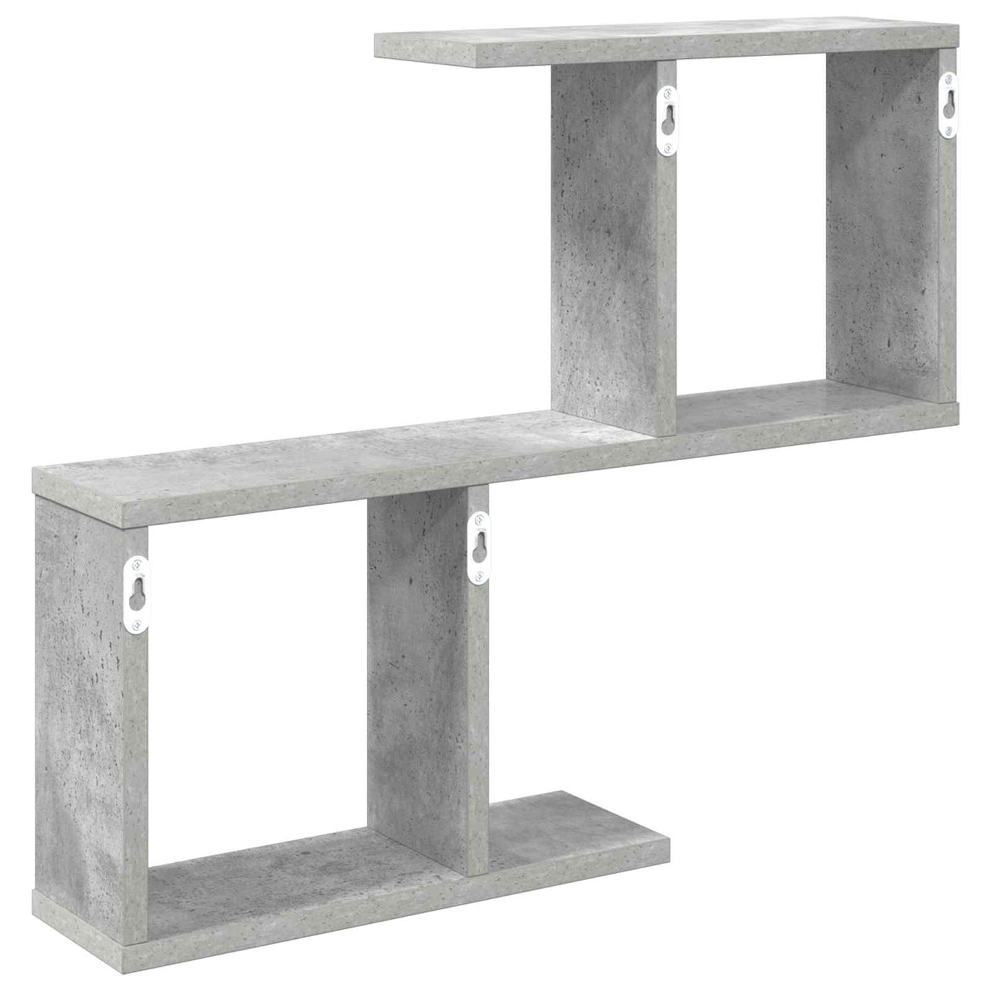 Falpolc Betonszürke 60 x 12 x 50,5 cm Szerelt Fa
