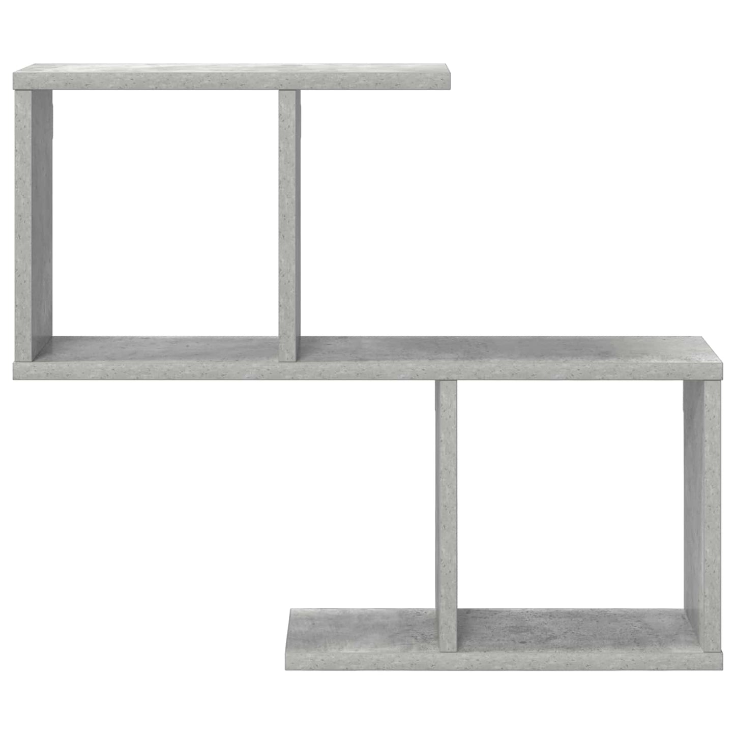 Falpolc Betonszürke 60 x 12 x 50,5 cm Szerelt Fa