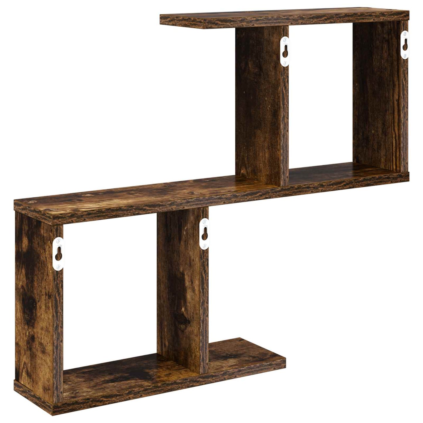 Falpolc Füstös Tölgy 60 x 12 x 50,5 cm Szerelt Fa