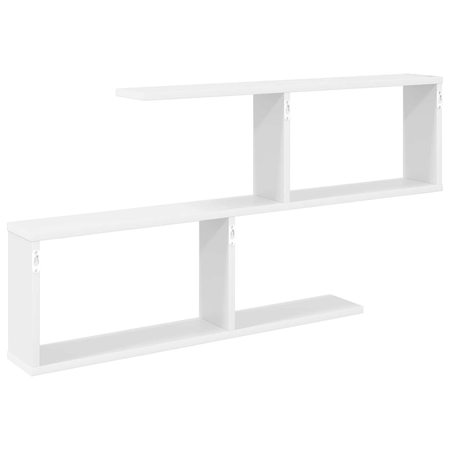 Falpolc Fehér 100 x 12 x 50,5 cm Szerelt Fa