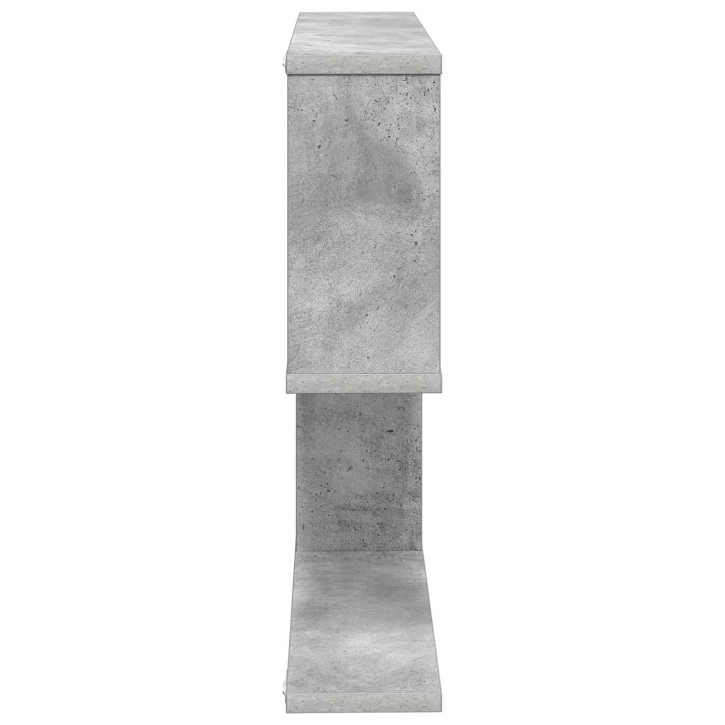 Falpolc Betonszürke 100 x 12 x 50,5 cm Szerelt Fa