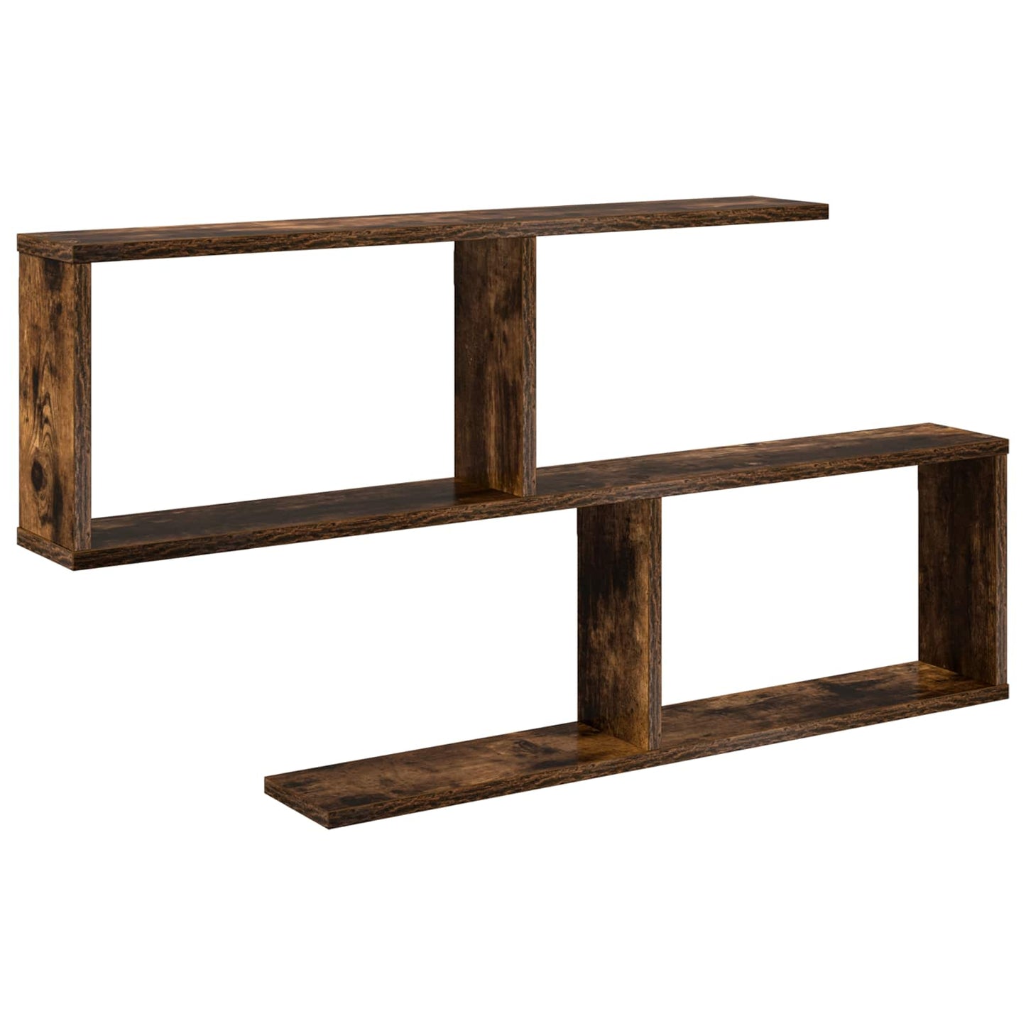 Falpolc Füstös Tölgy 100 x 12 x 50,5 cm Szerelt Fa