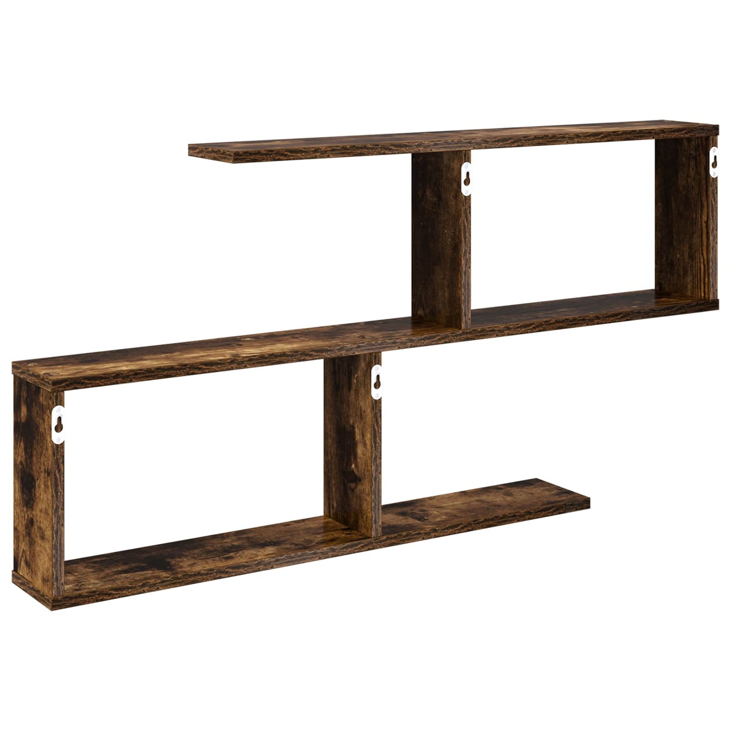 Falpolc Füstös Tölgy 100 x 12 x 50,5 cm Szerelt Fa