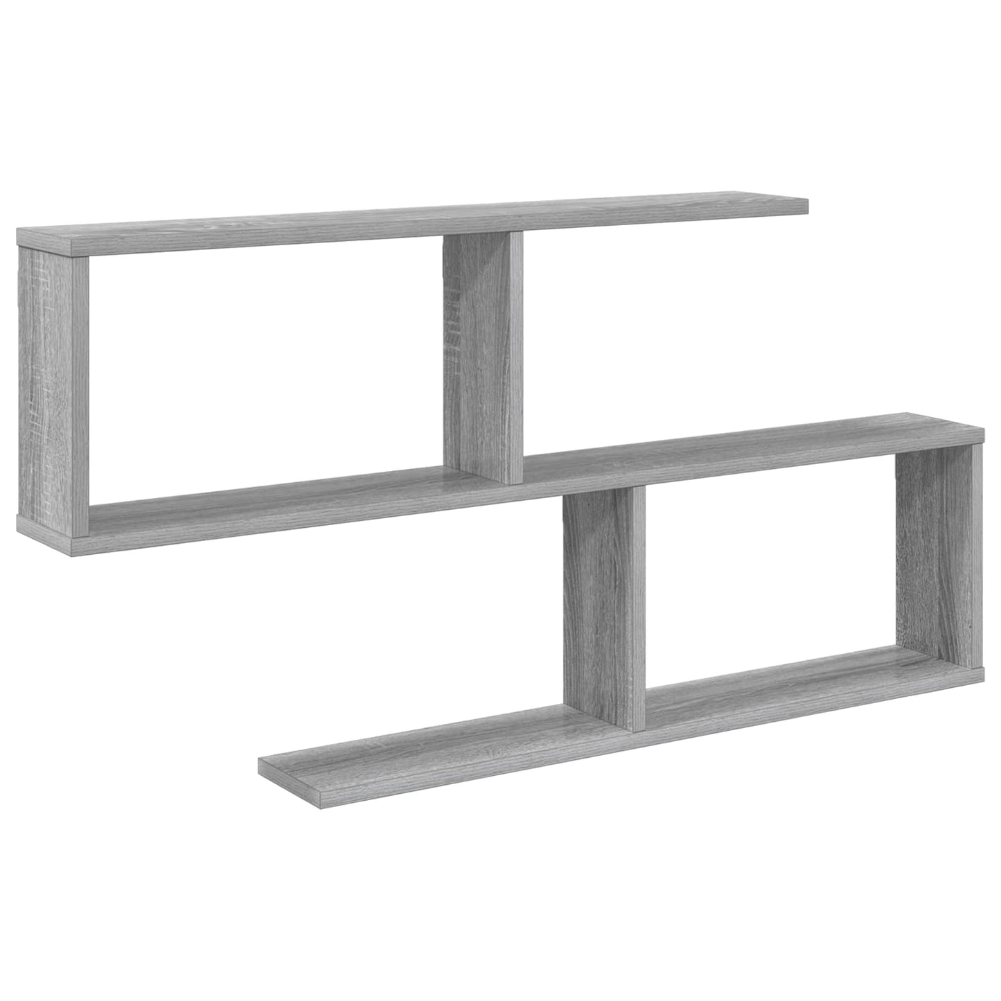 Falpolc Szürke Sonoma 100 x 12 x 50,5 cm Szerelt Fa